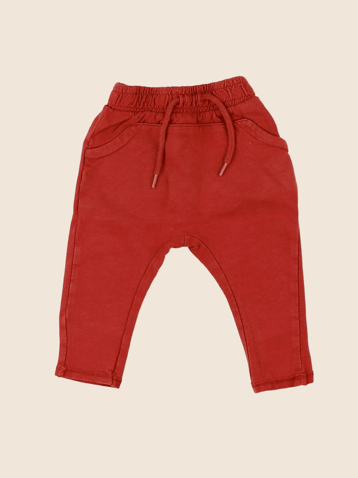 Vertbaudet - jogging rouge - 3 mois