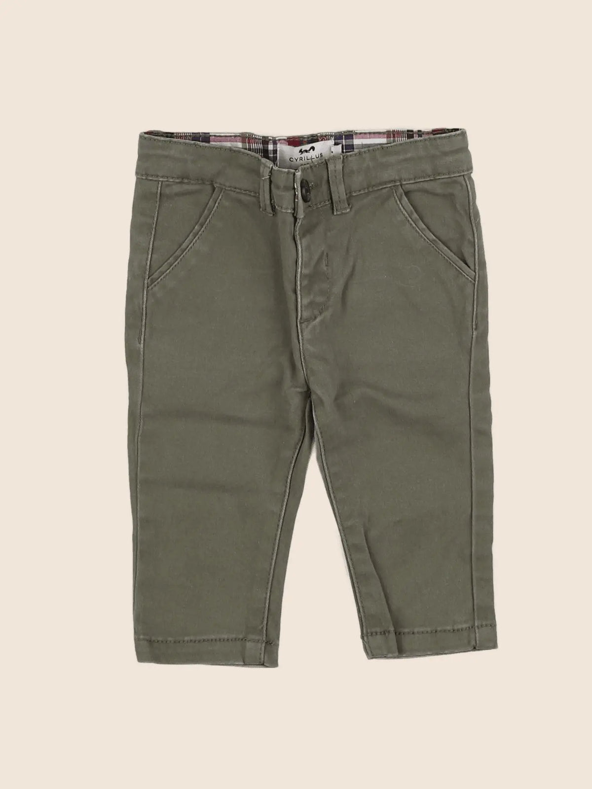 Cyrillus - pantalon vert - 6 mois