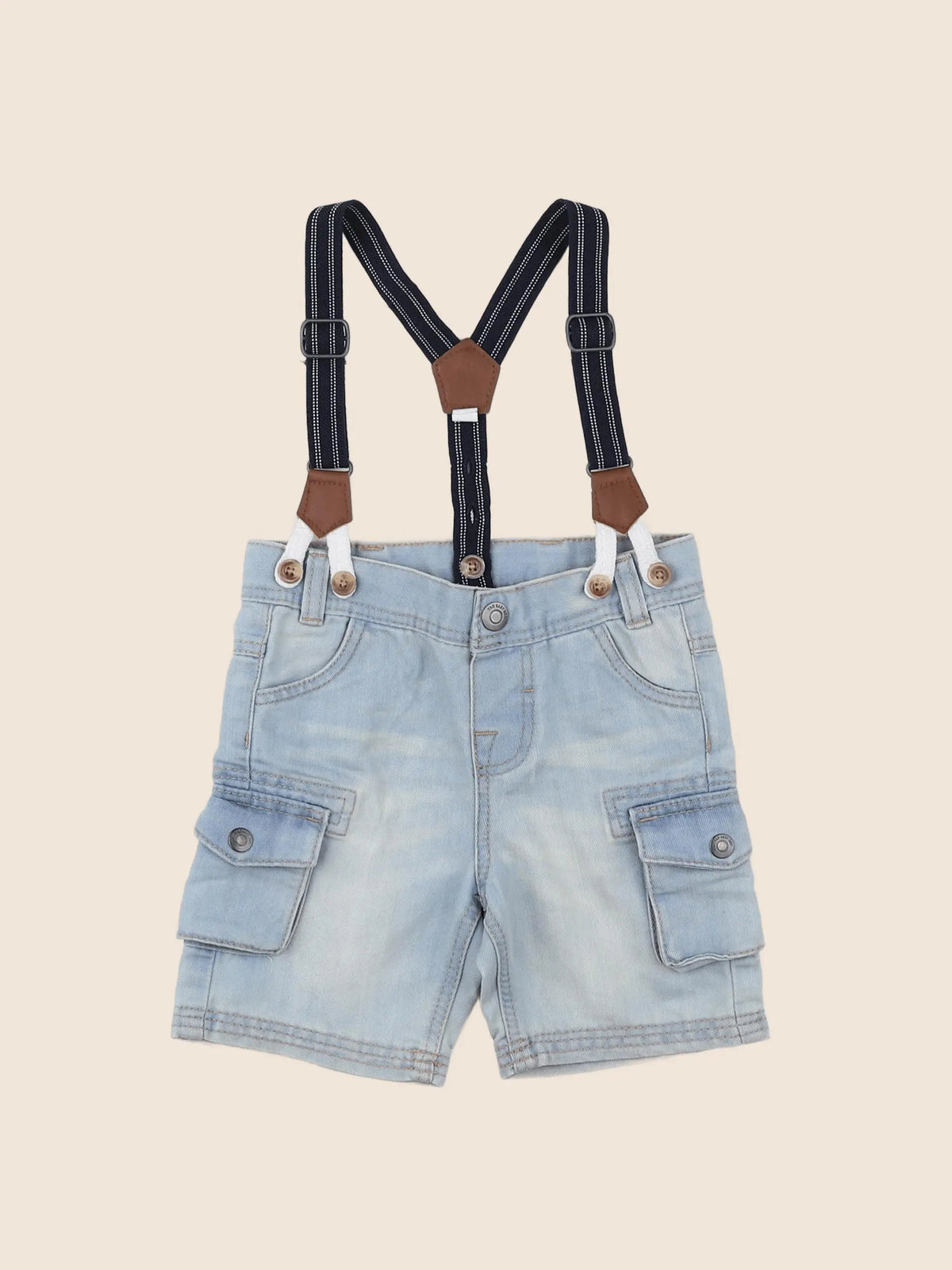 Tape à l'oeil - short bleu - 6 mois
