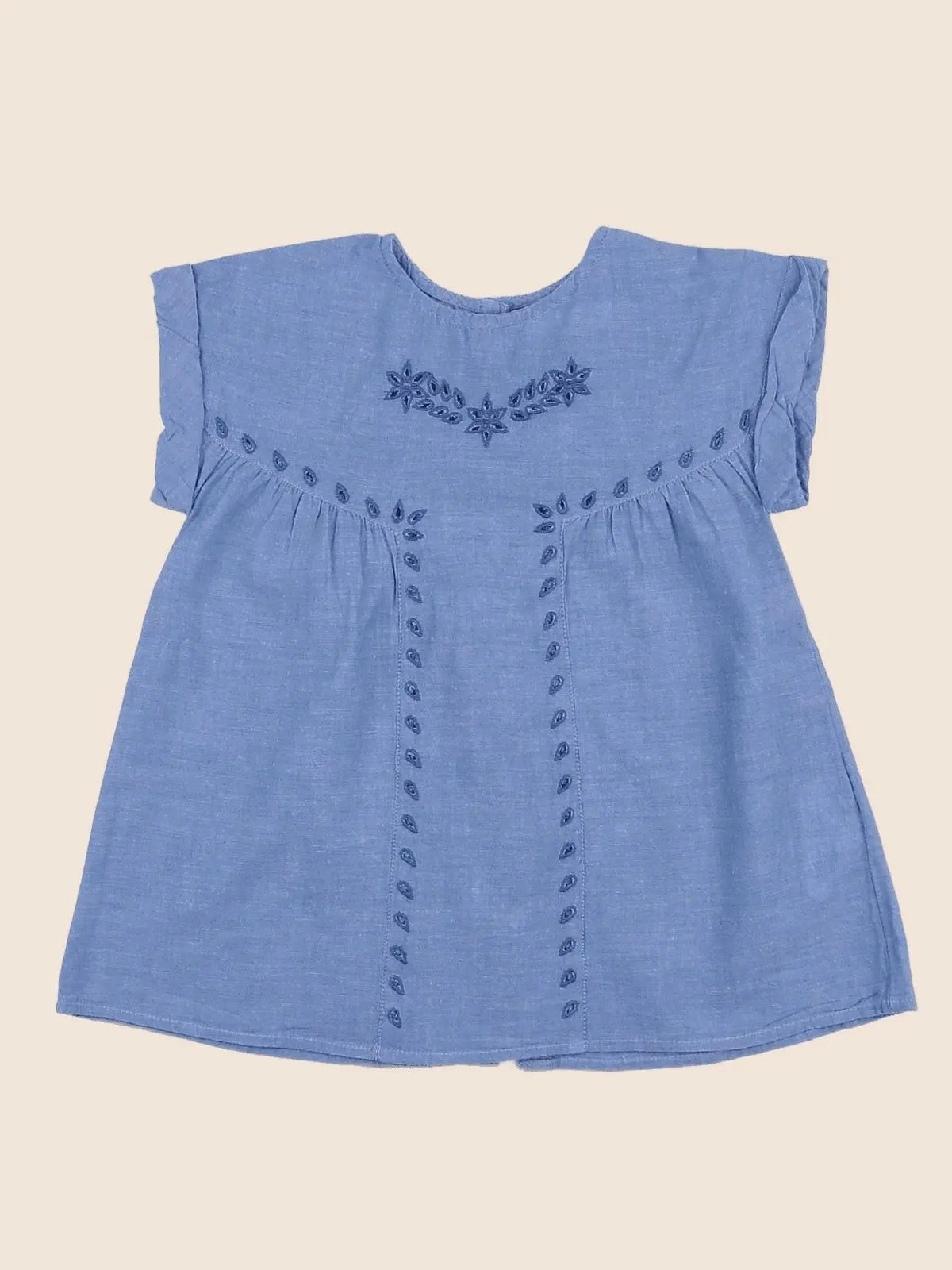 Cadet Rousselle - robe bleu - 12 mois