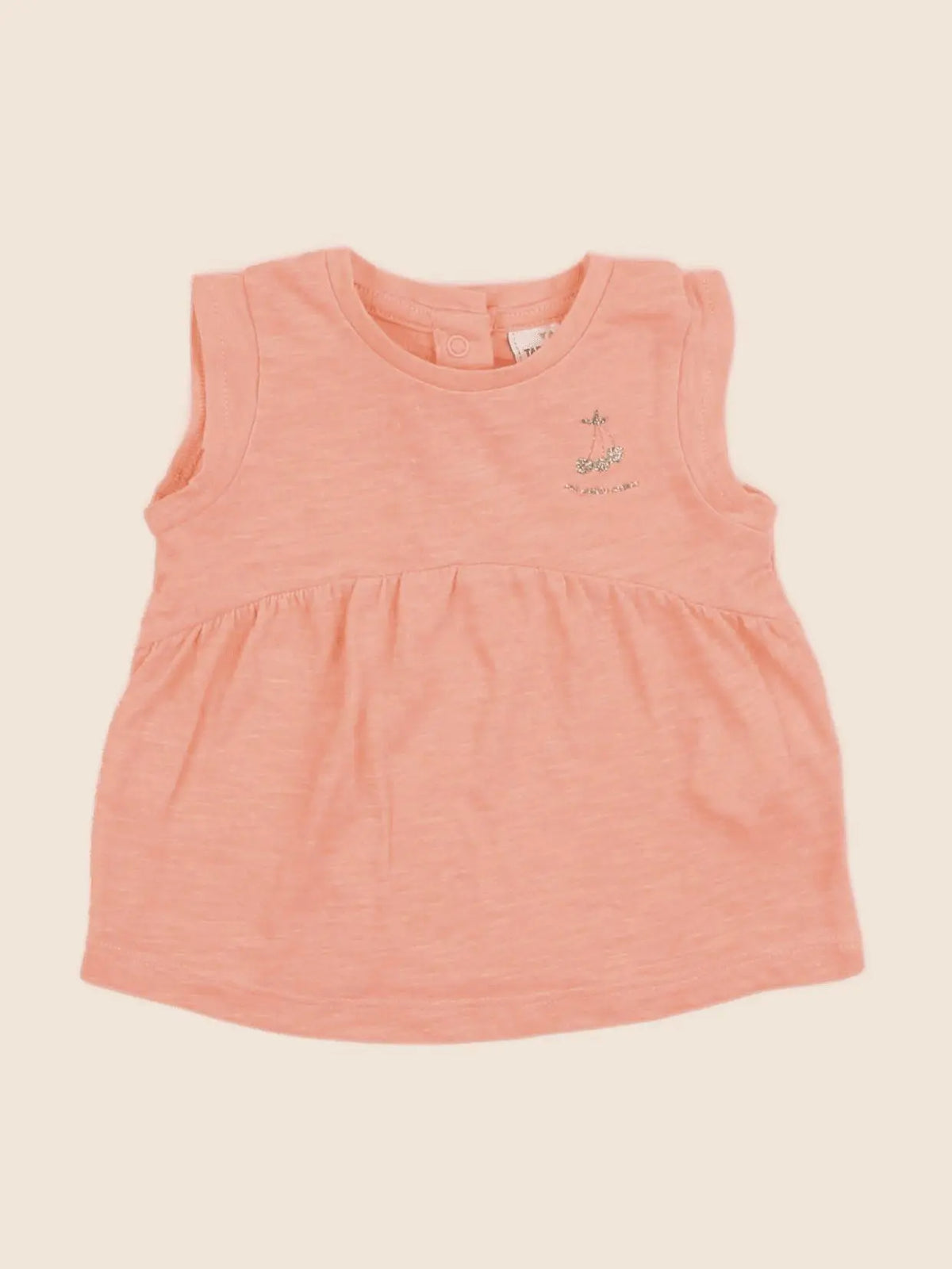 Tape à l'oeil - tee-shirt orange - 3 mois
