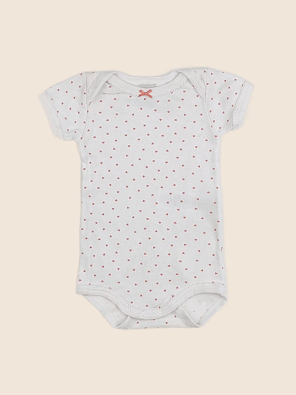 Petit Bateau - body rose - 3 mois