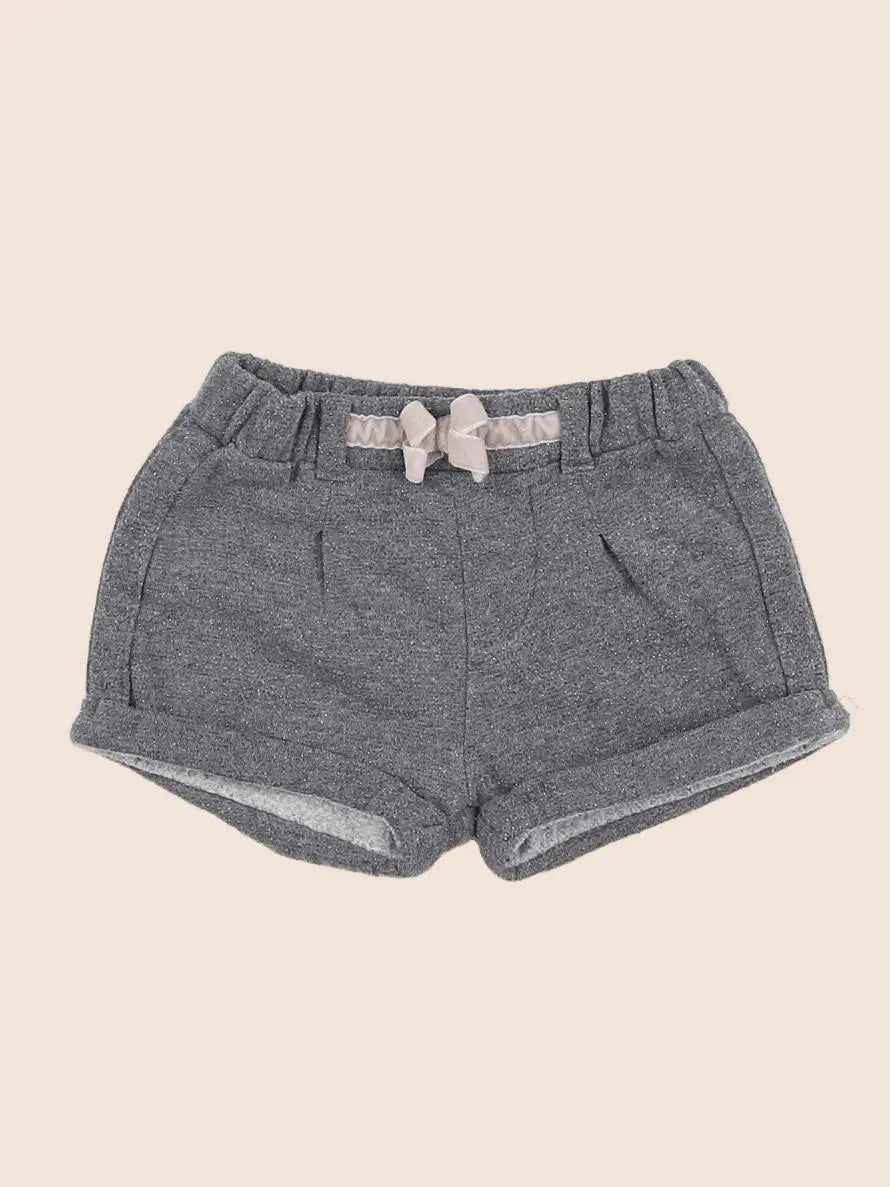 Vertbaudet - short gris, argent - 12 mois