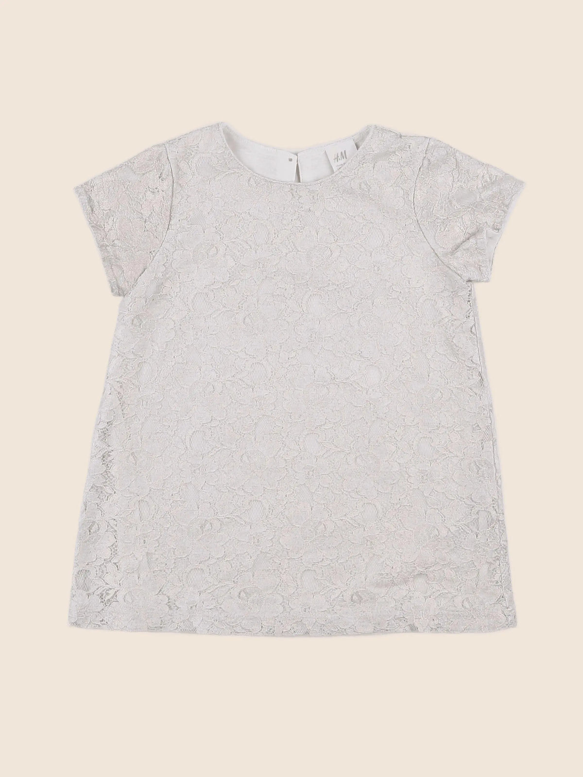 H&M - robe beige - 9/12 mois