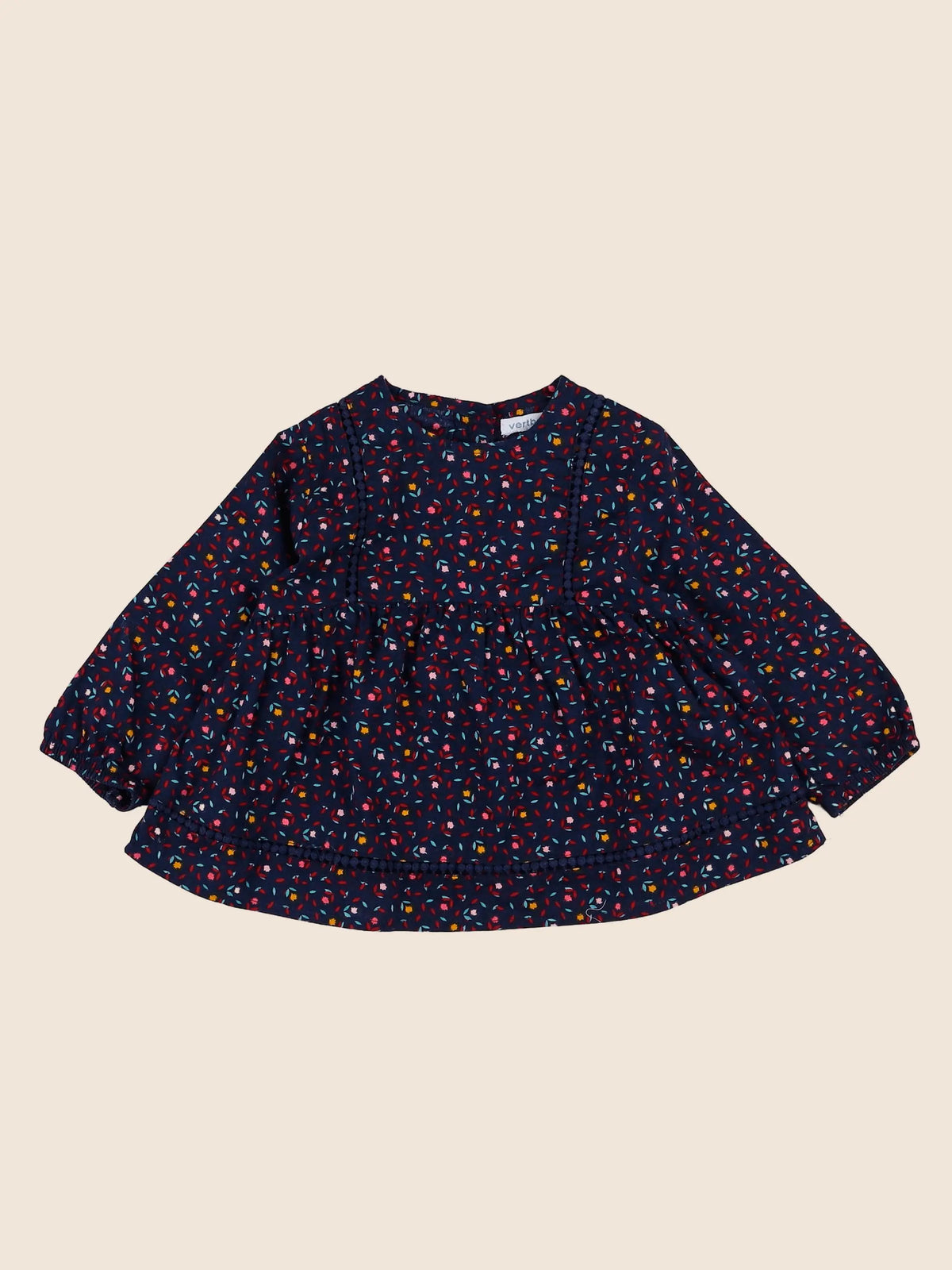 Vertbaudet - blouse bleu - 12 mois