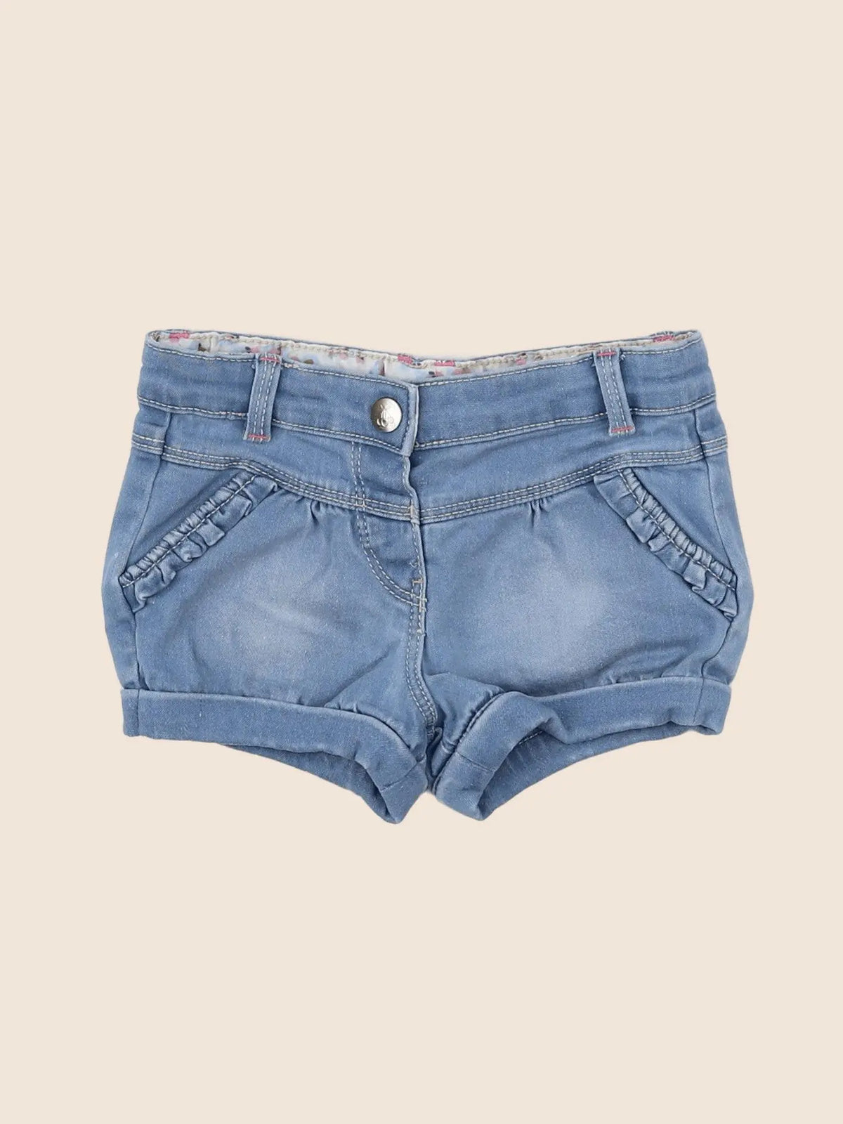 Tape à l'oeil - short bleu - 12 mois
