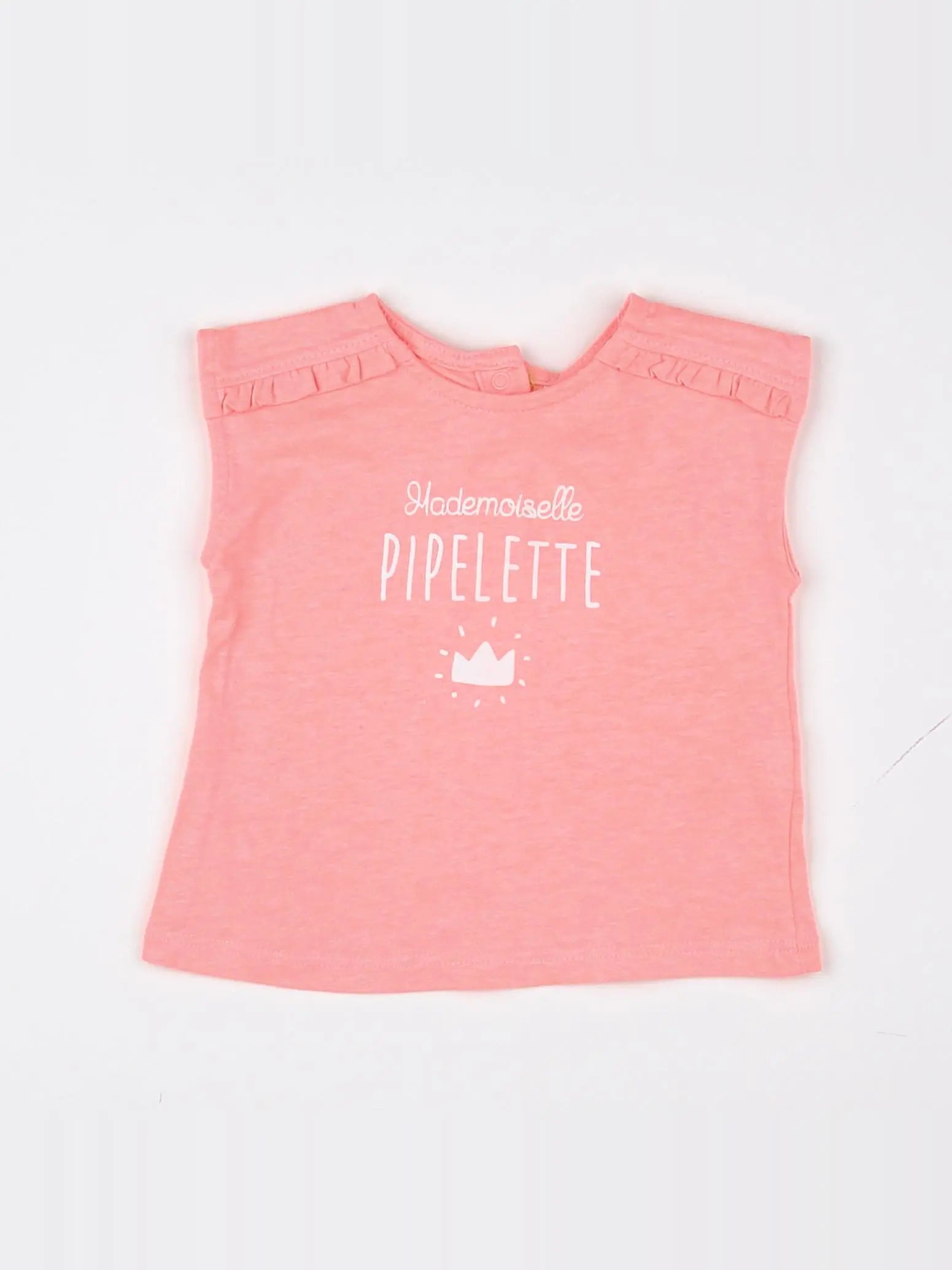 Tape à l'oeil - tee-shirt rose - 6 mois