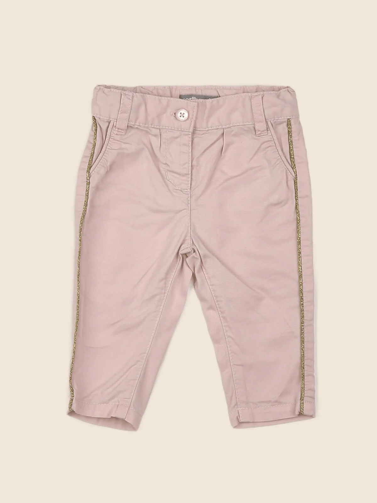 Vertbaudet - pantalon rose - 6 mois