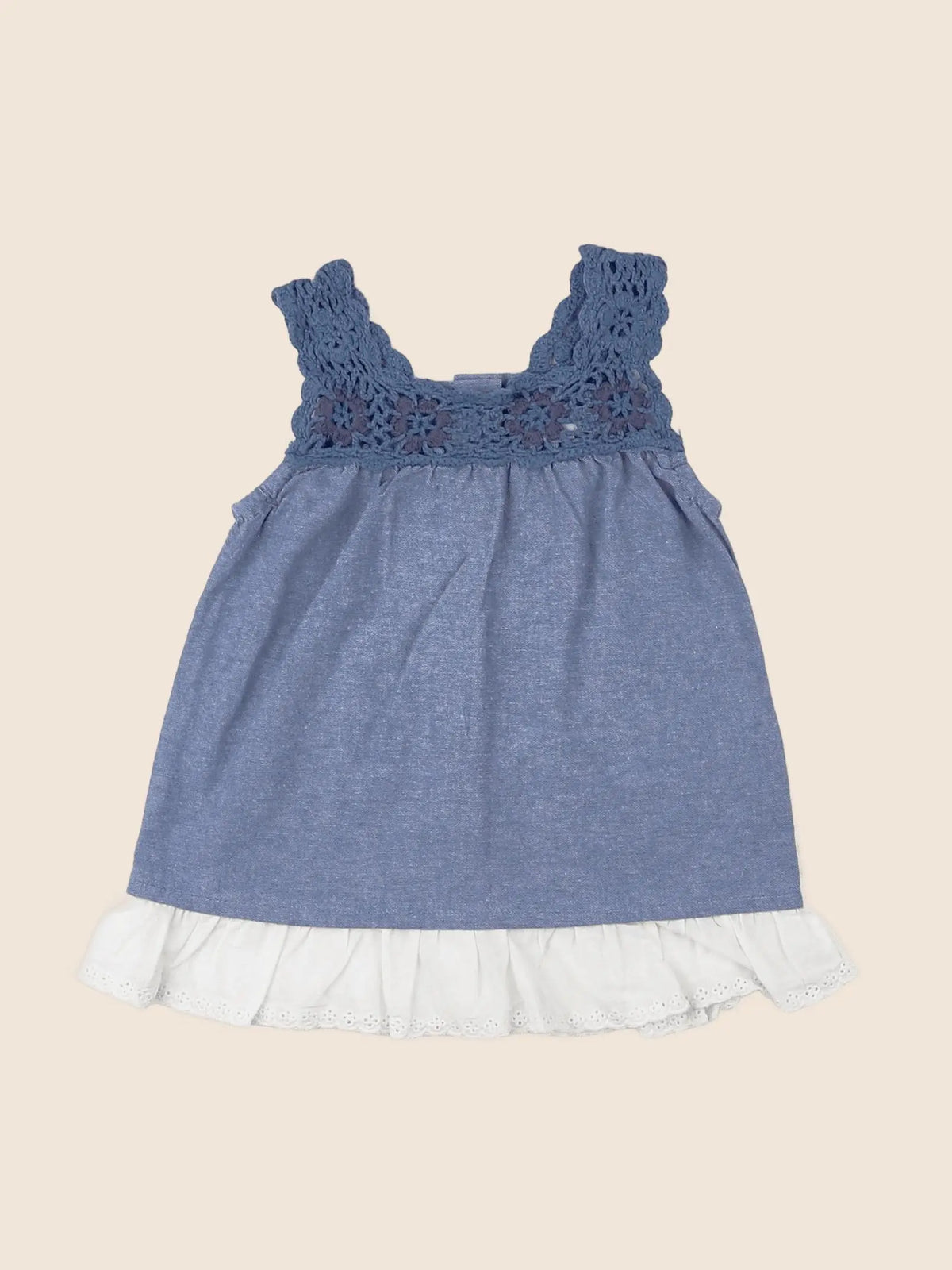 Vertbaudet - robe bleu - 3 mois