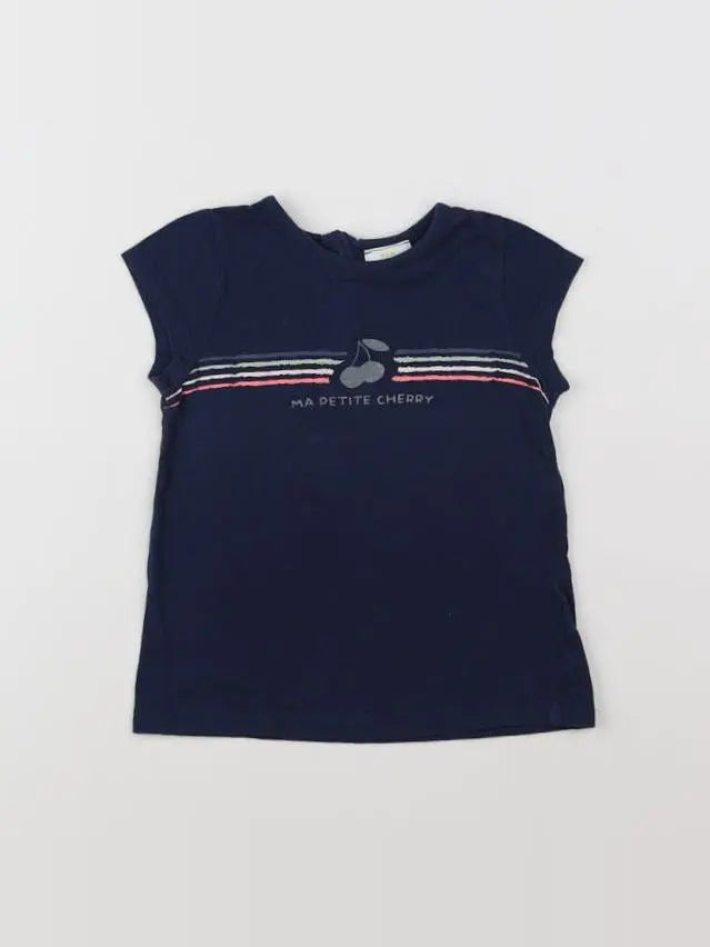 Tape à l'oeil - tee-shirt bleu - 18 mois