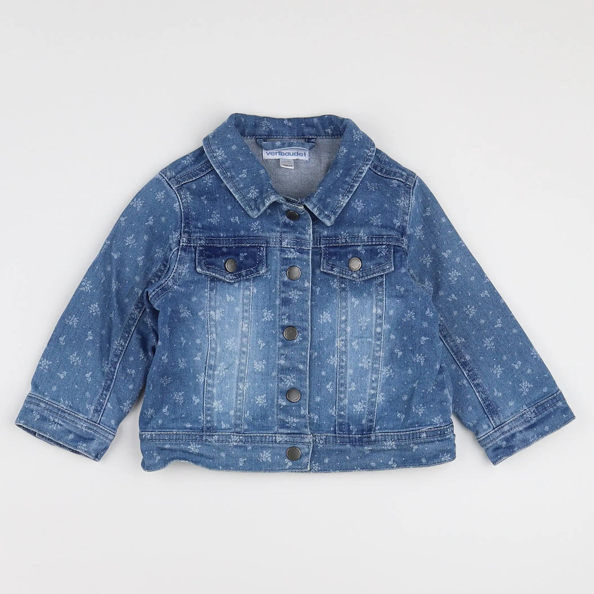 Vertbaudet - veste bleu - 12 mois