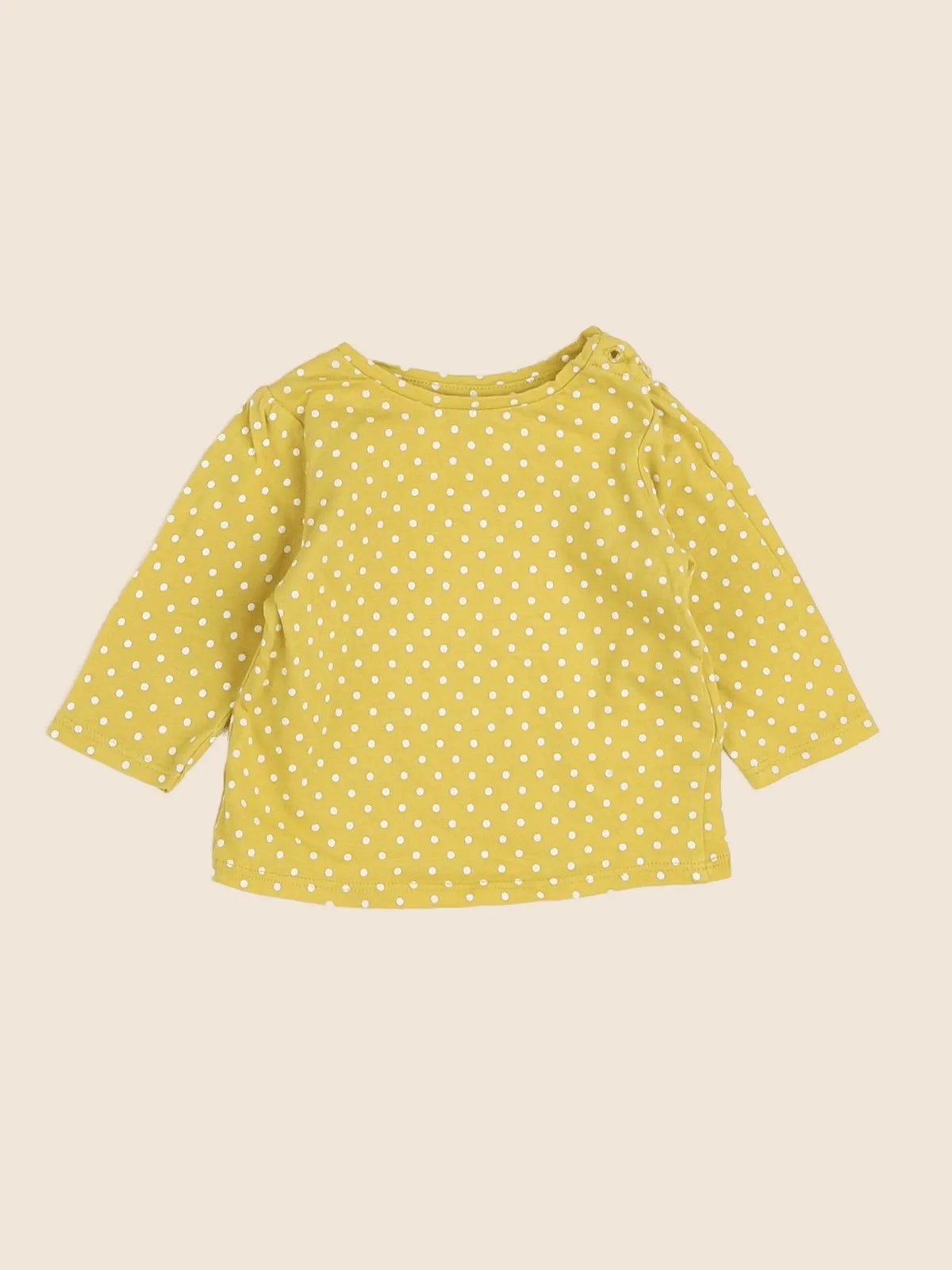 Vertbaudet - tee-shirt jaune - 3 mois