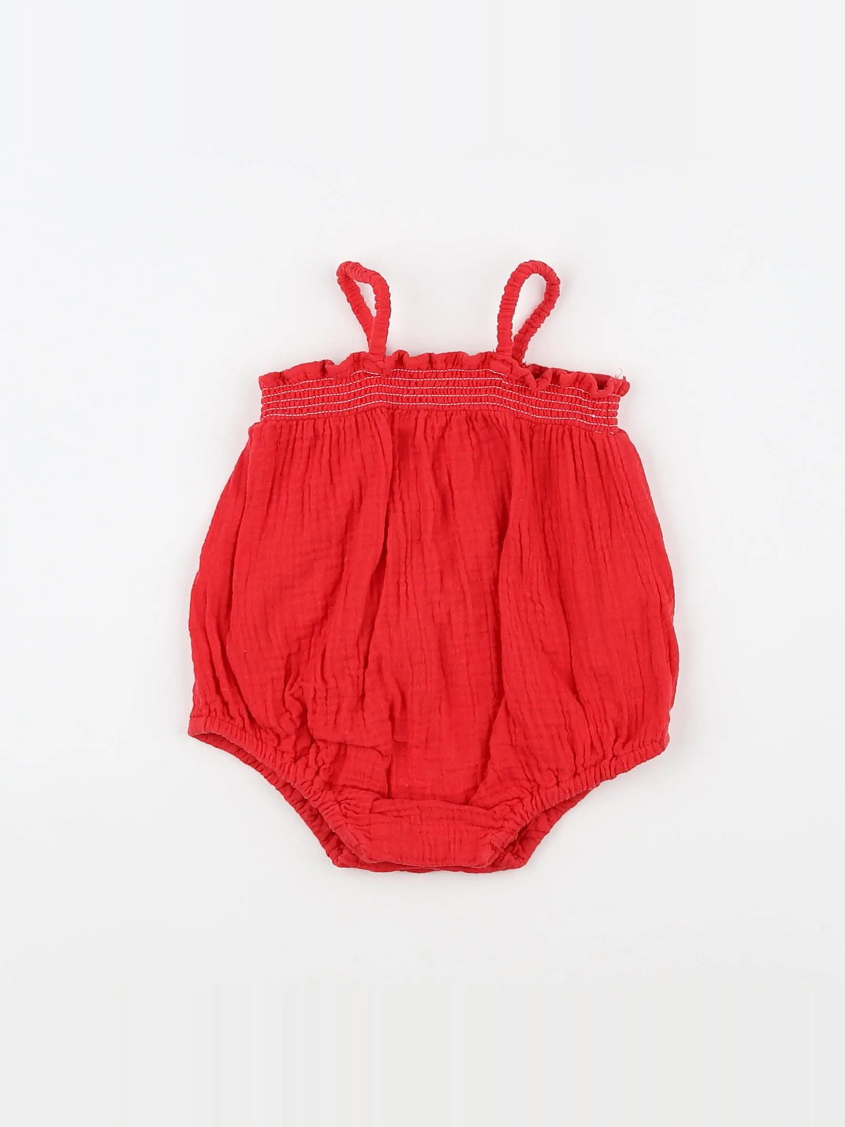 Boutchou - combinaison rouge - 3 mois
