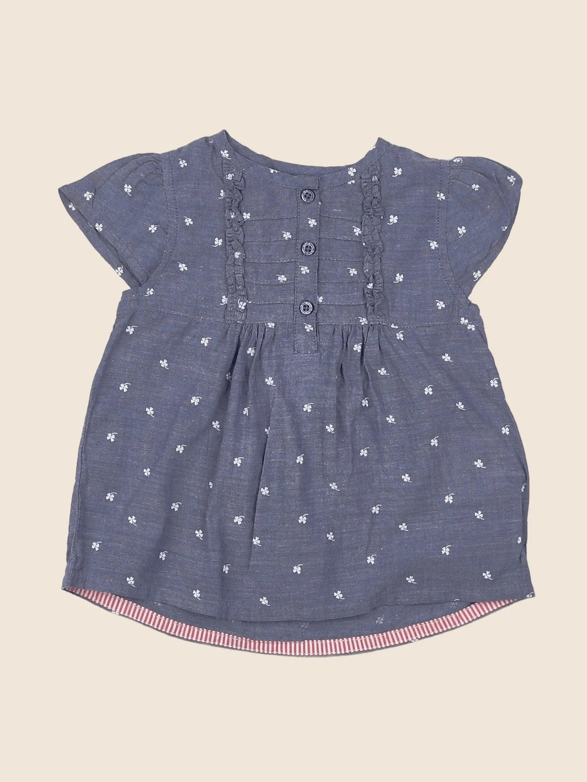 Cadet Rousselle - robe bleu - 12 mois