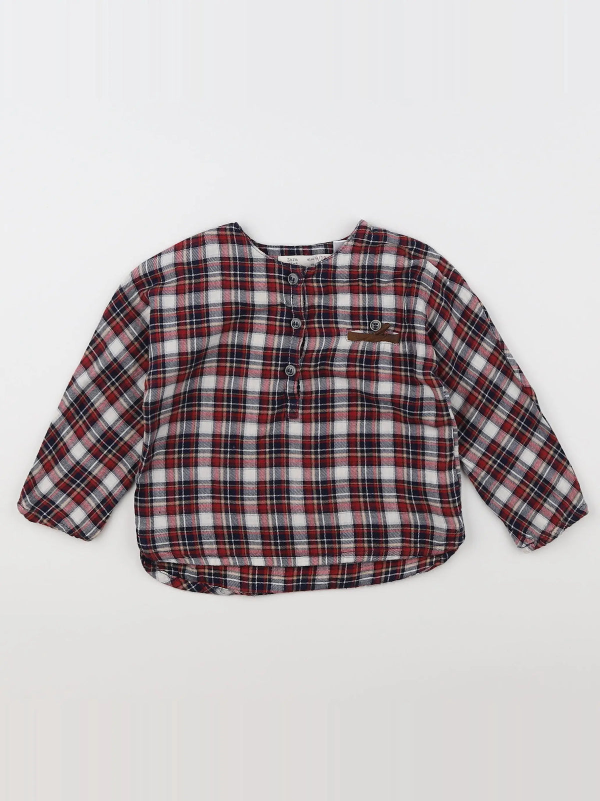 Zara - chemise multicolore - 9/12 mois