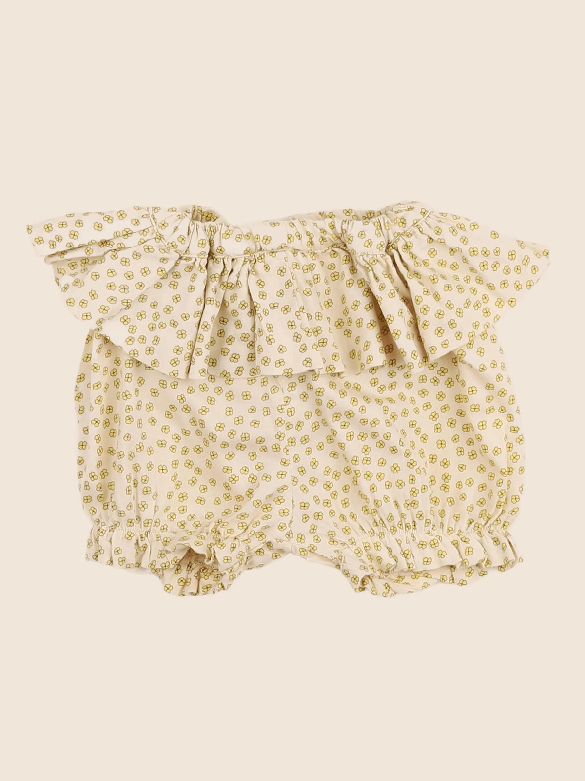 Konges slojd - short volants au dos beige - 9 mois