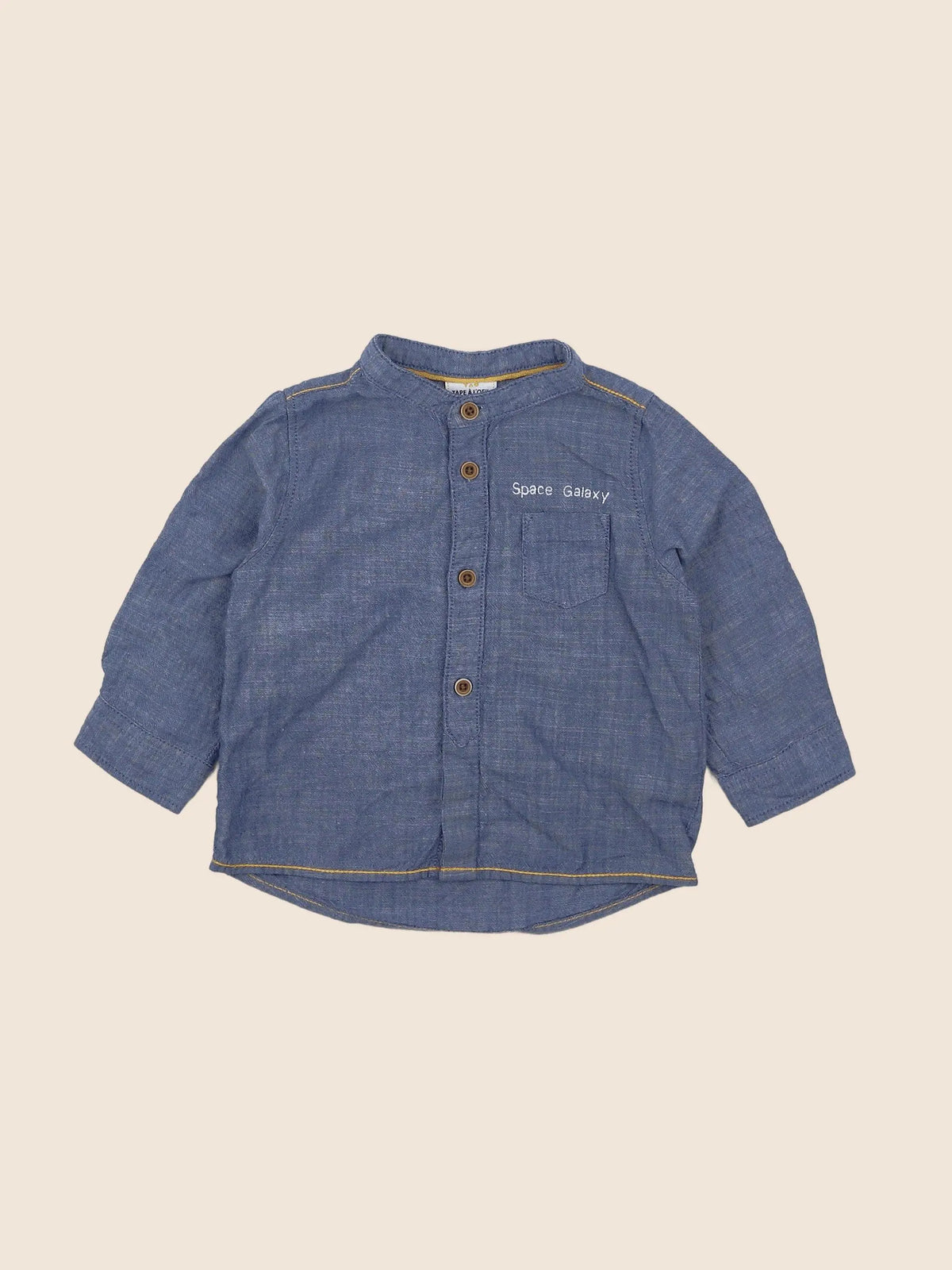 Tape à l'oeil - chemise bleu - 12 mois