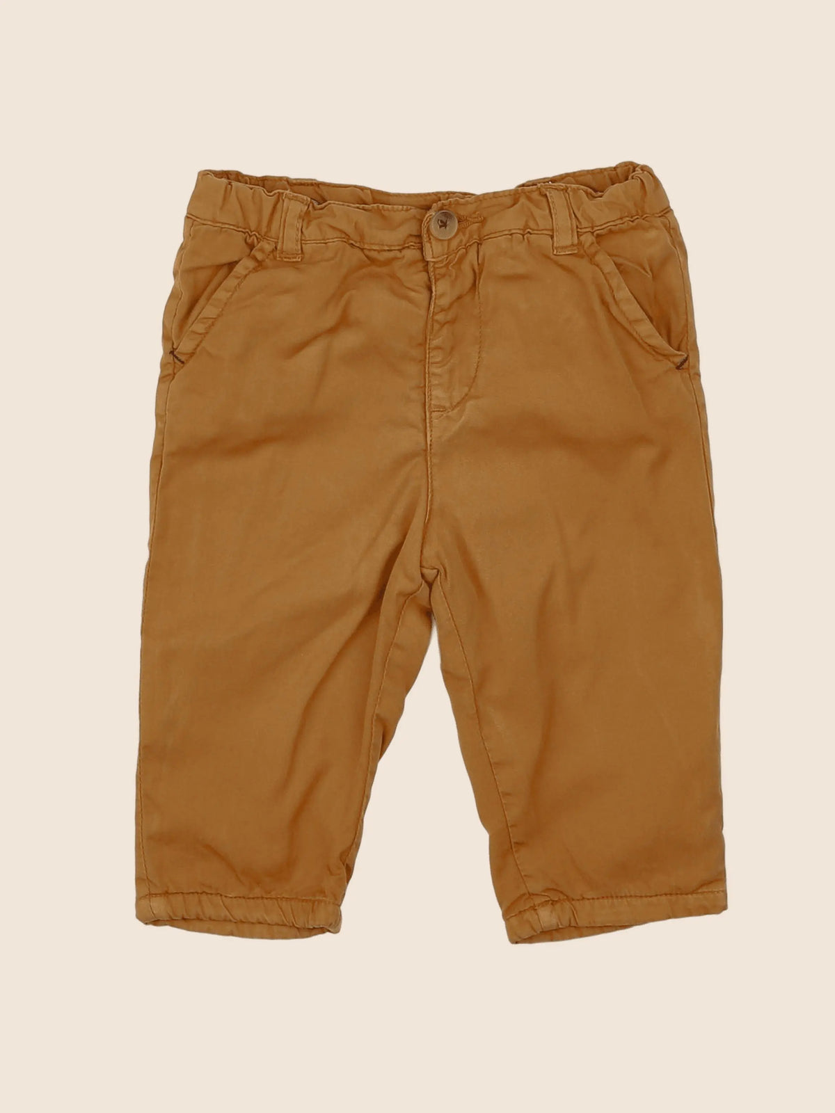 Natalys - pantalon marron - 6 mois