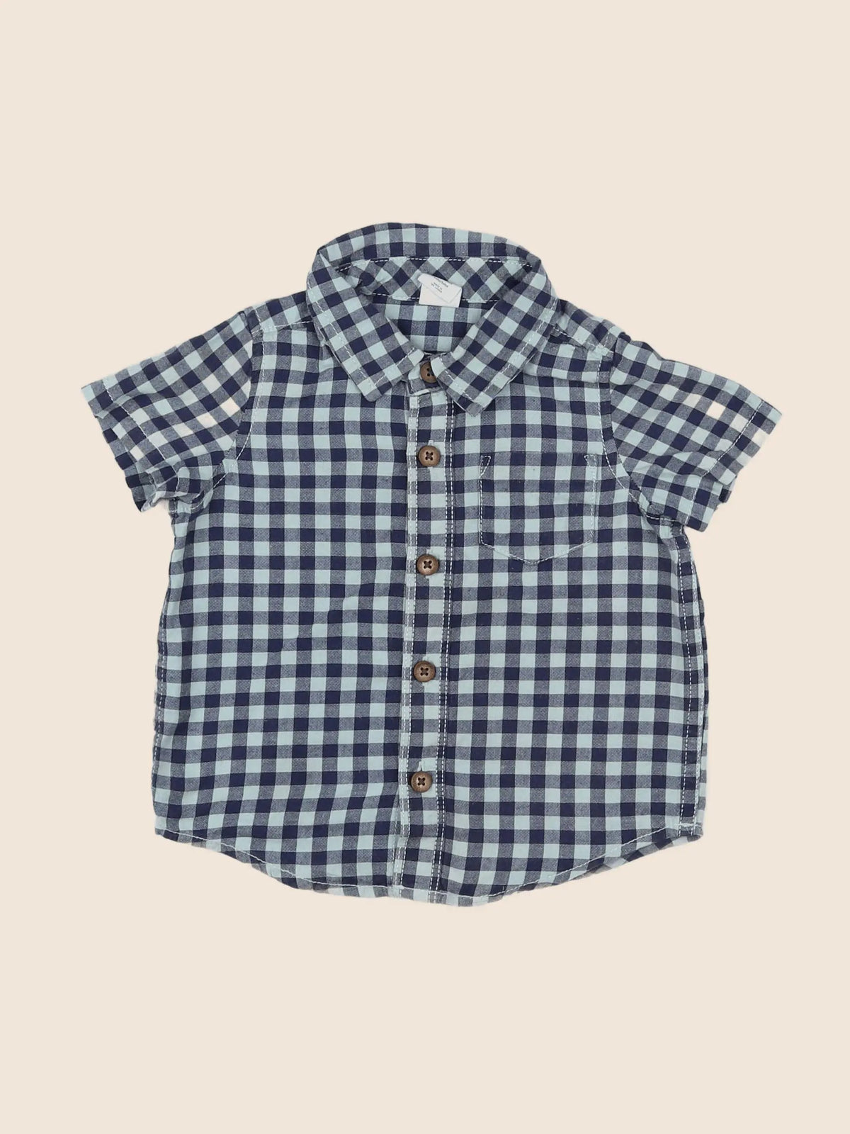GAP - chemise bleu - 6/12 mois