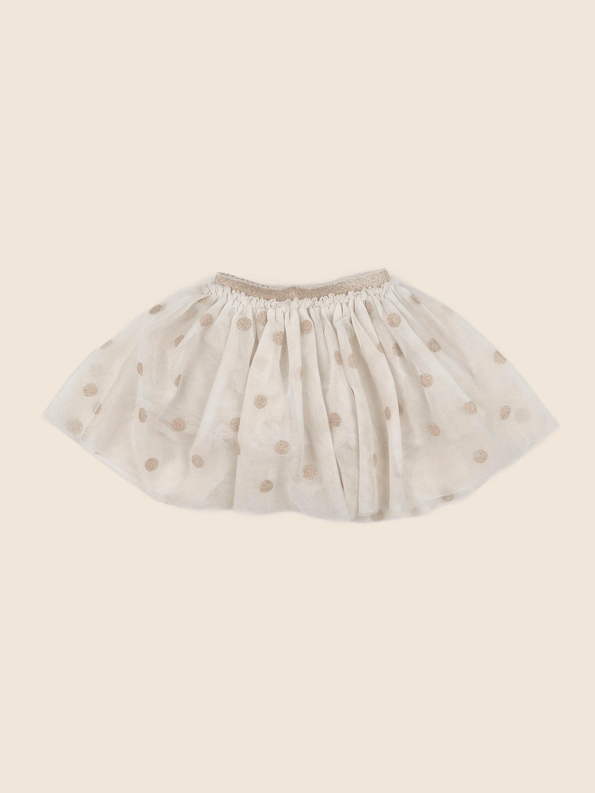 Tape à l'oeil - jupe beige, or - 12 mois