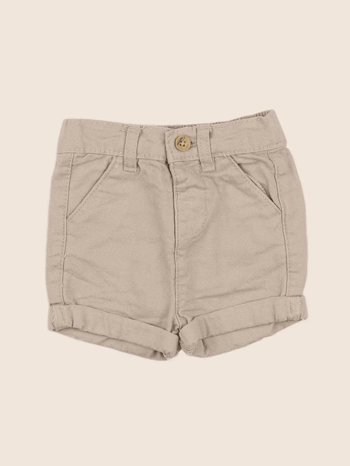 Vertbaudet - short marron - 3 mois
