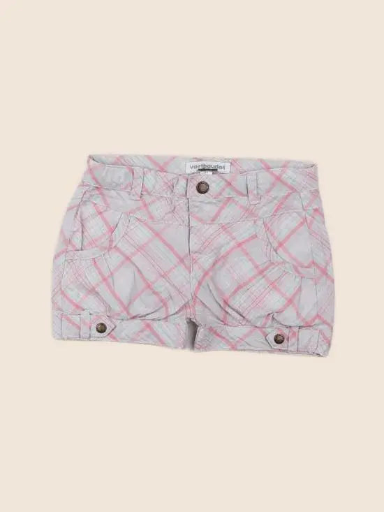 Vertbaudet - short rose, gris - 9 mois