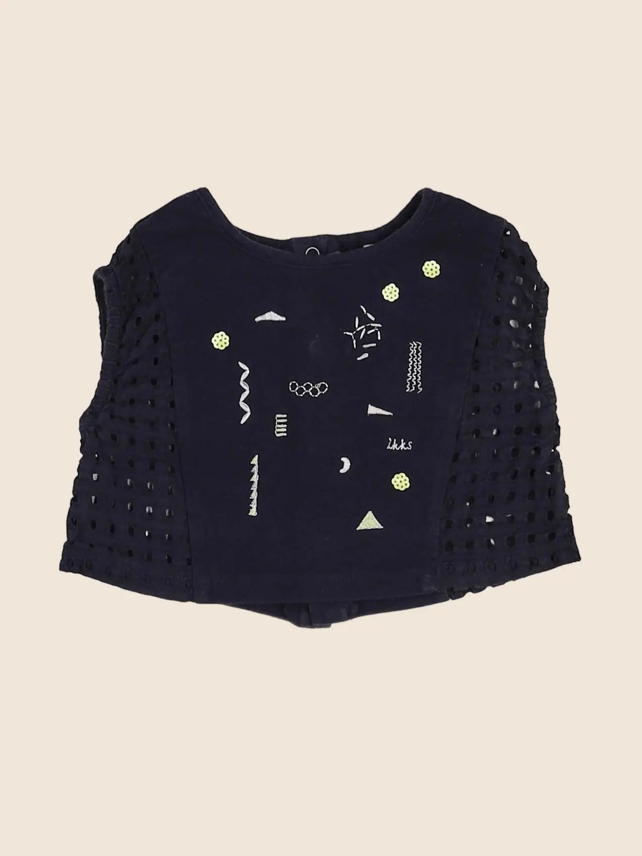 IKKS - tee-shirt bleu - 18 mois