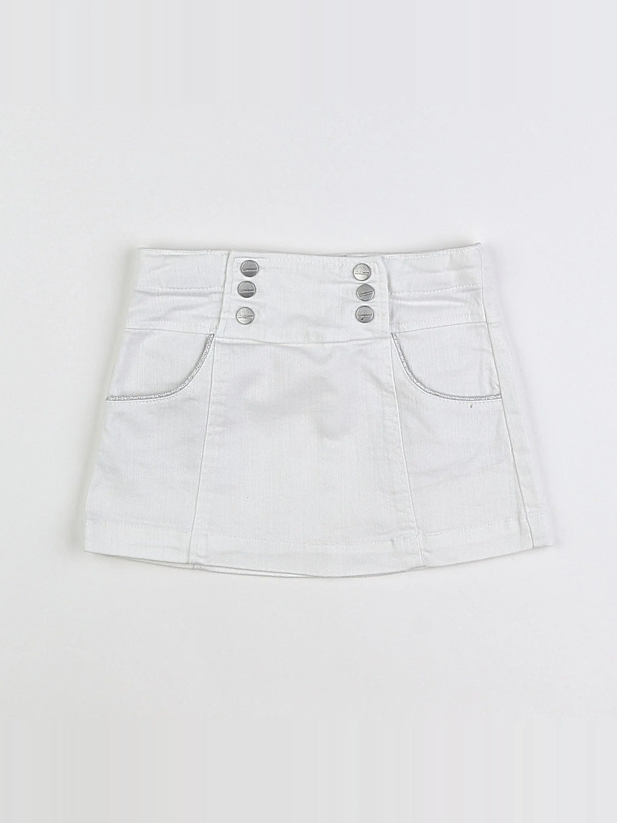 Vertbaudet - jupe blanc - 3 ans