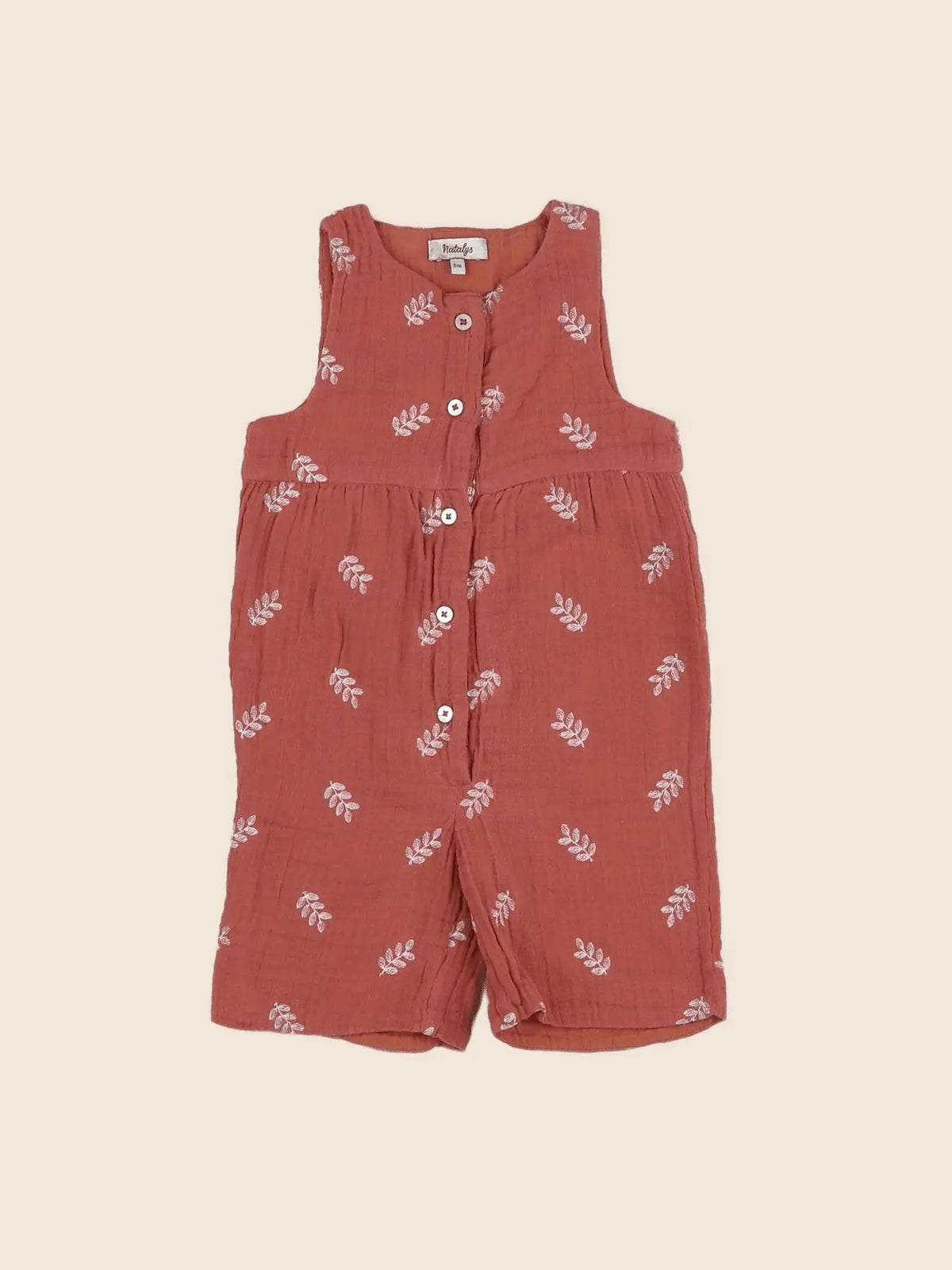 Natalys - combinaison doublé rouge - 6 mois