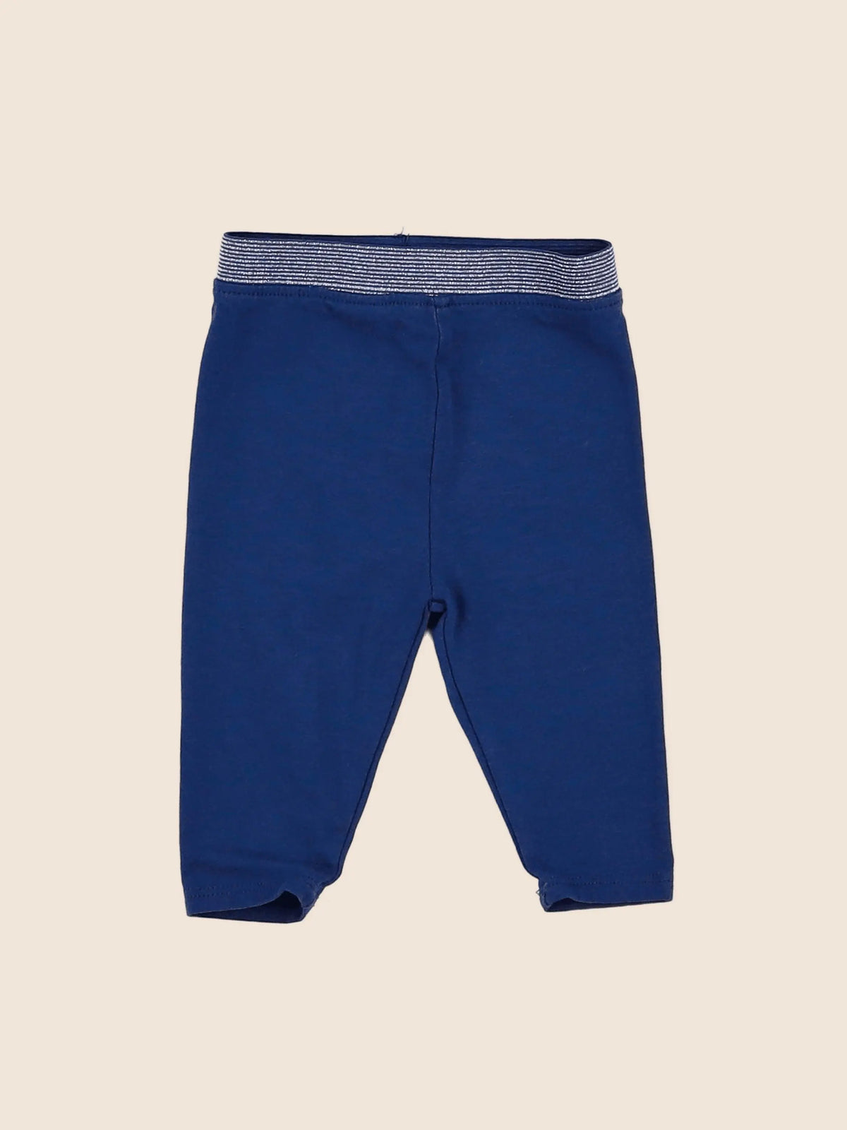 Vertbaudet - legging bleu - 3 mois