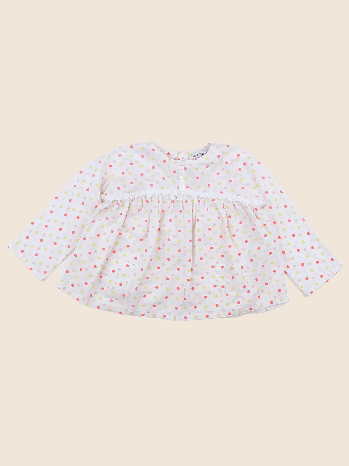 Vertbaudet - blouse multicolore - 18 mois