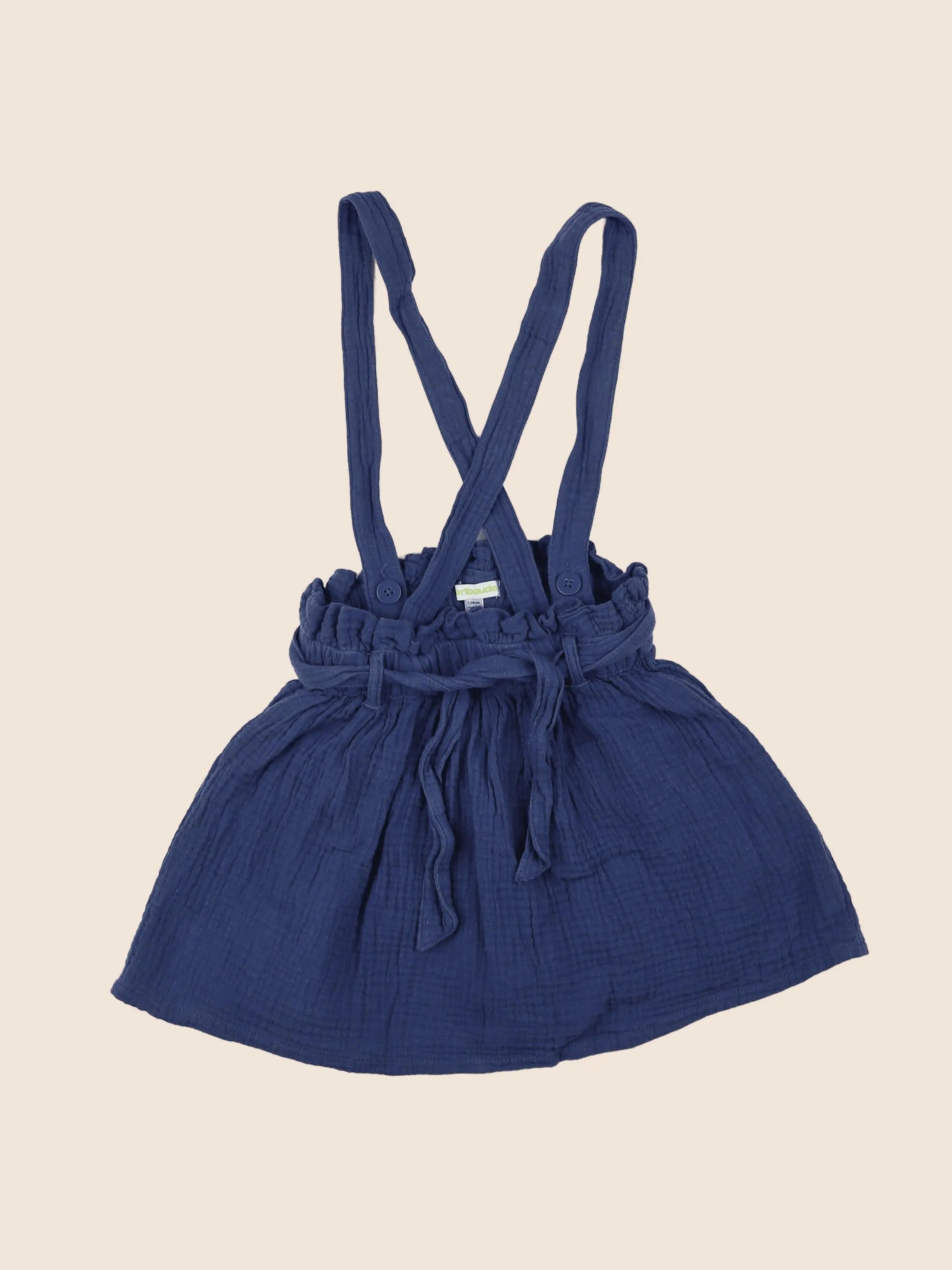 Vertbaudet - jupe gris - 4 ans