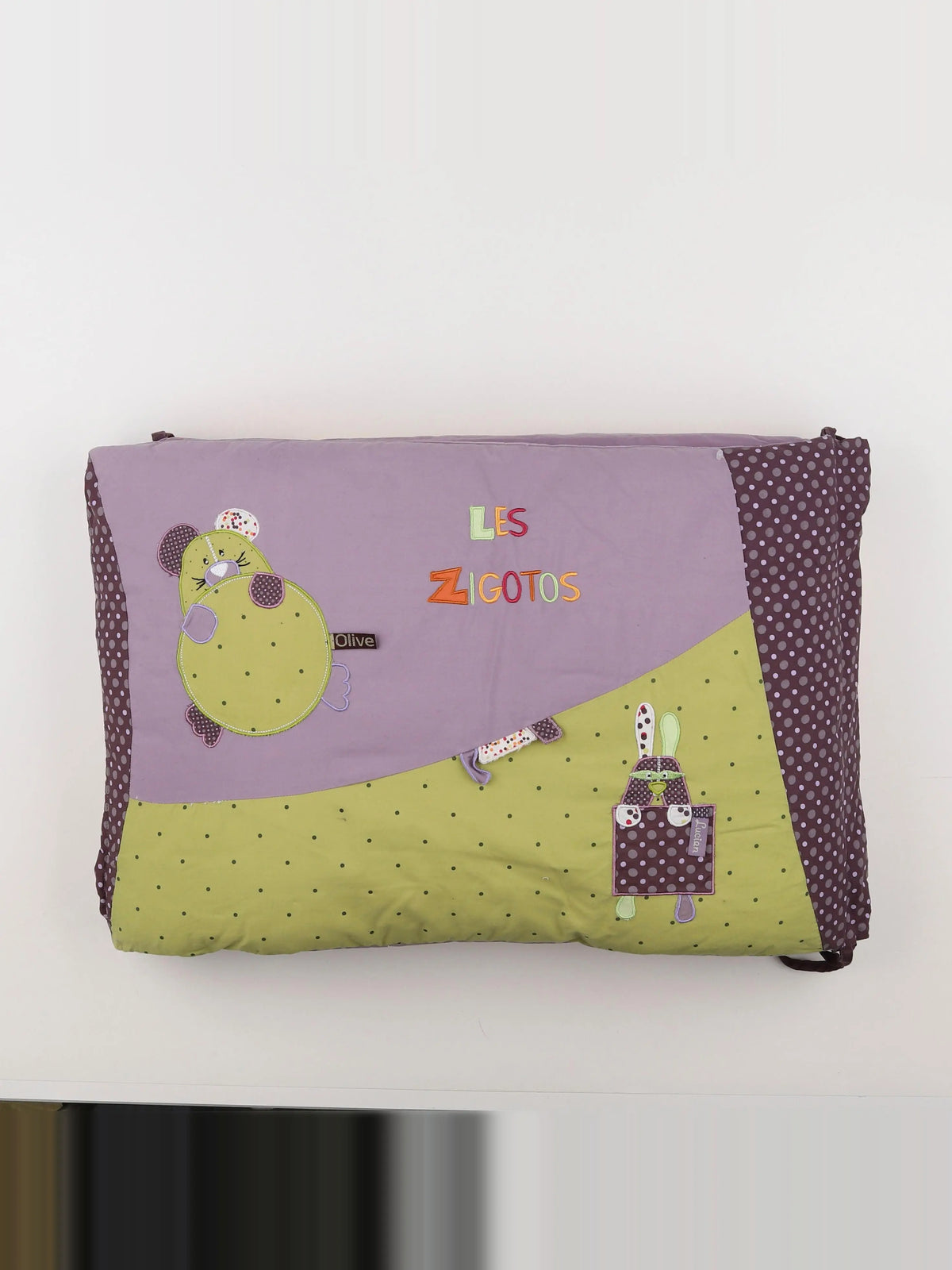 Sauthon - tour de lit violet -