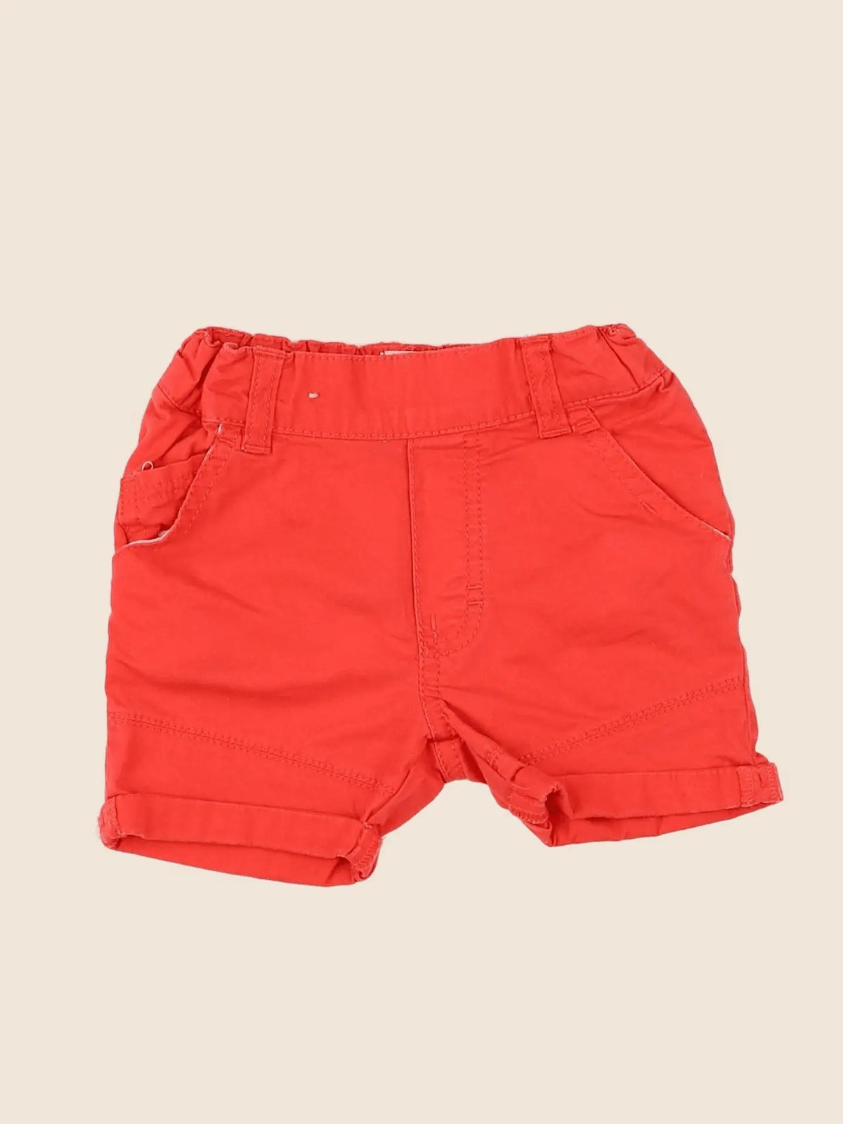 Timberland - short rouge - 6 mois