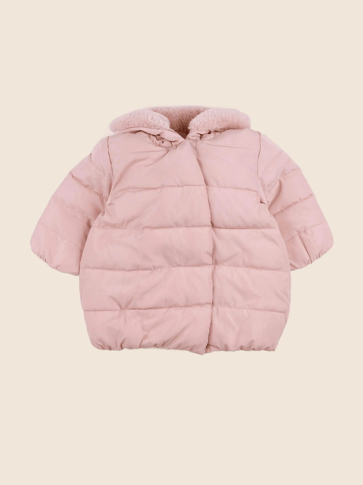Vertbaudet - doudoune rose - 12 mois