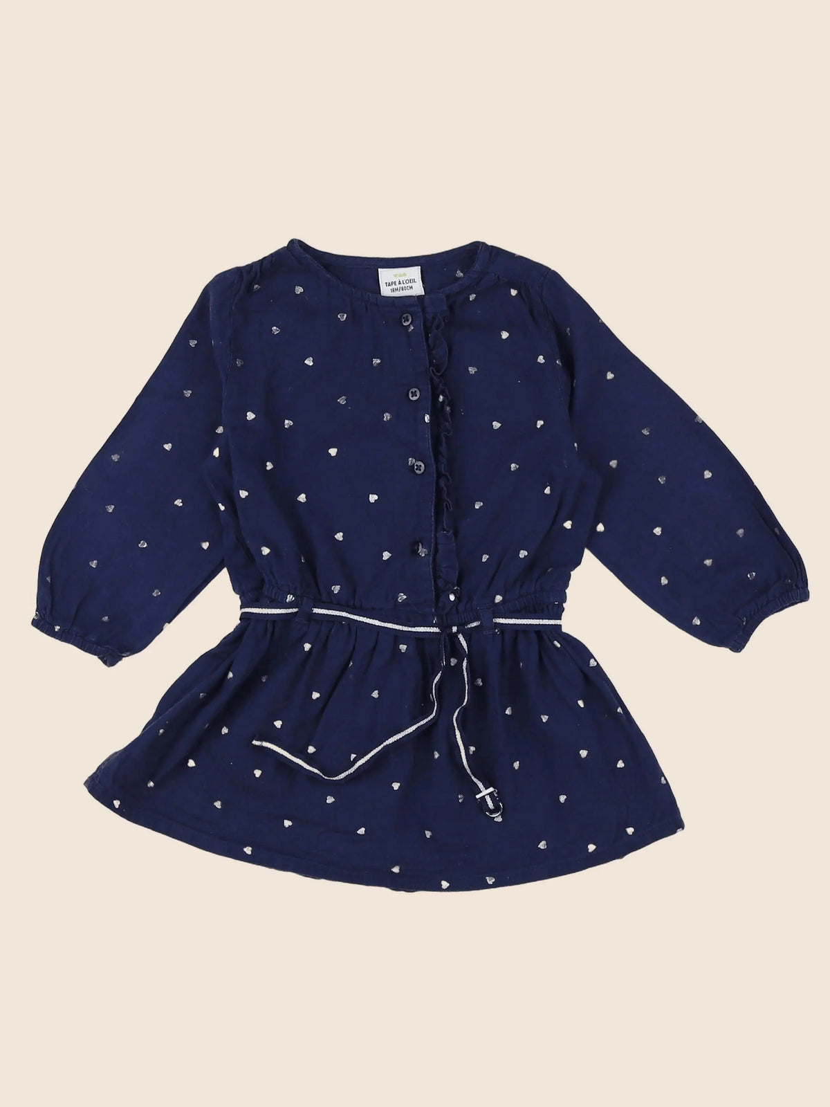 Tape à l'oeil - robe bleu - 18 mois