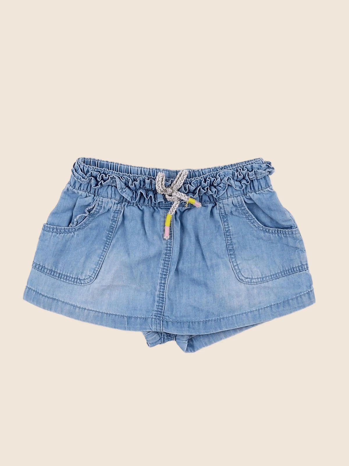 Vertbaudet - short bleu - 9 mois