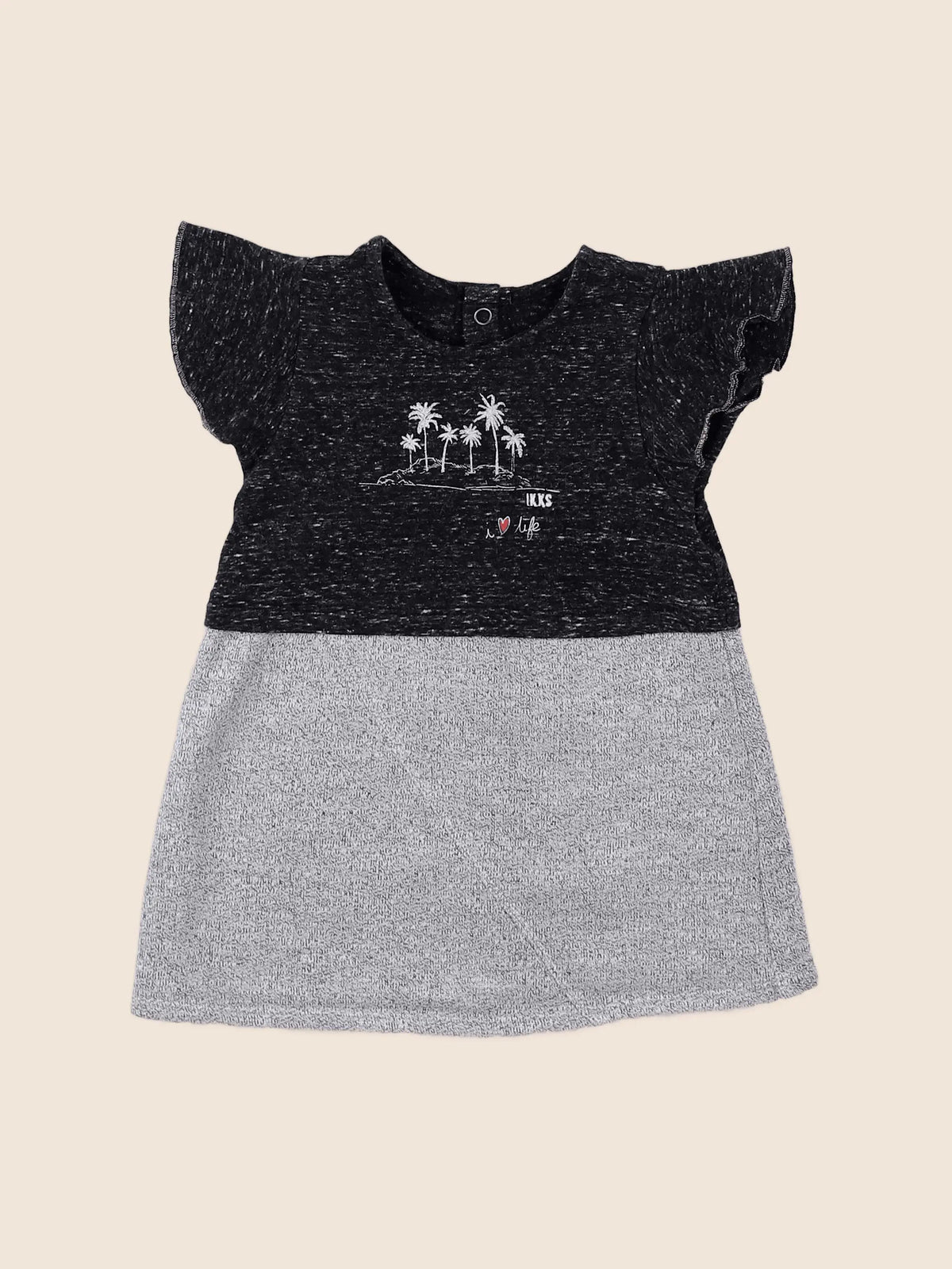 IKKS - robe gris - 12 mois