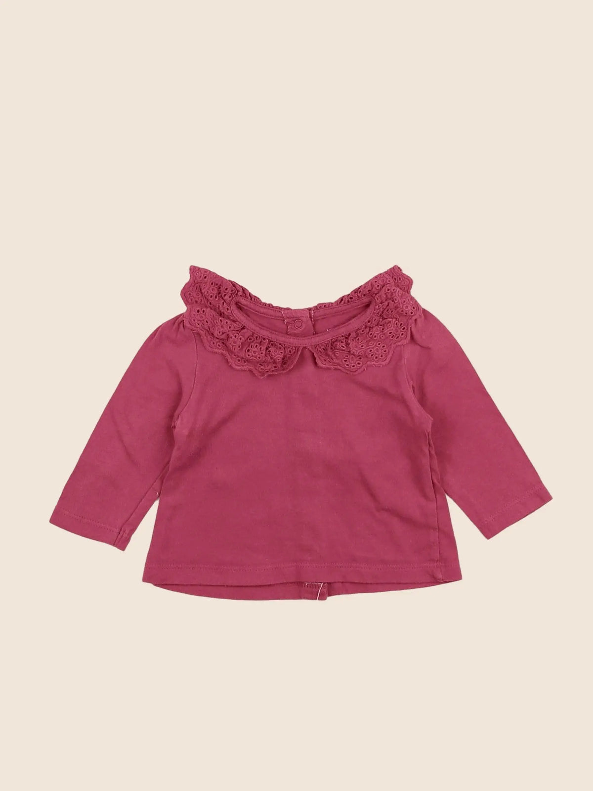 Vertbaudet - tee-shirt rose - 3 mois