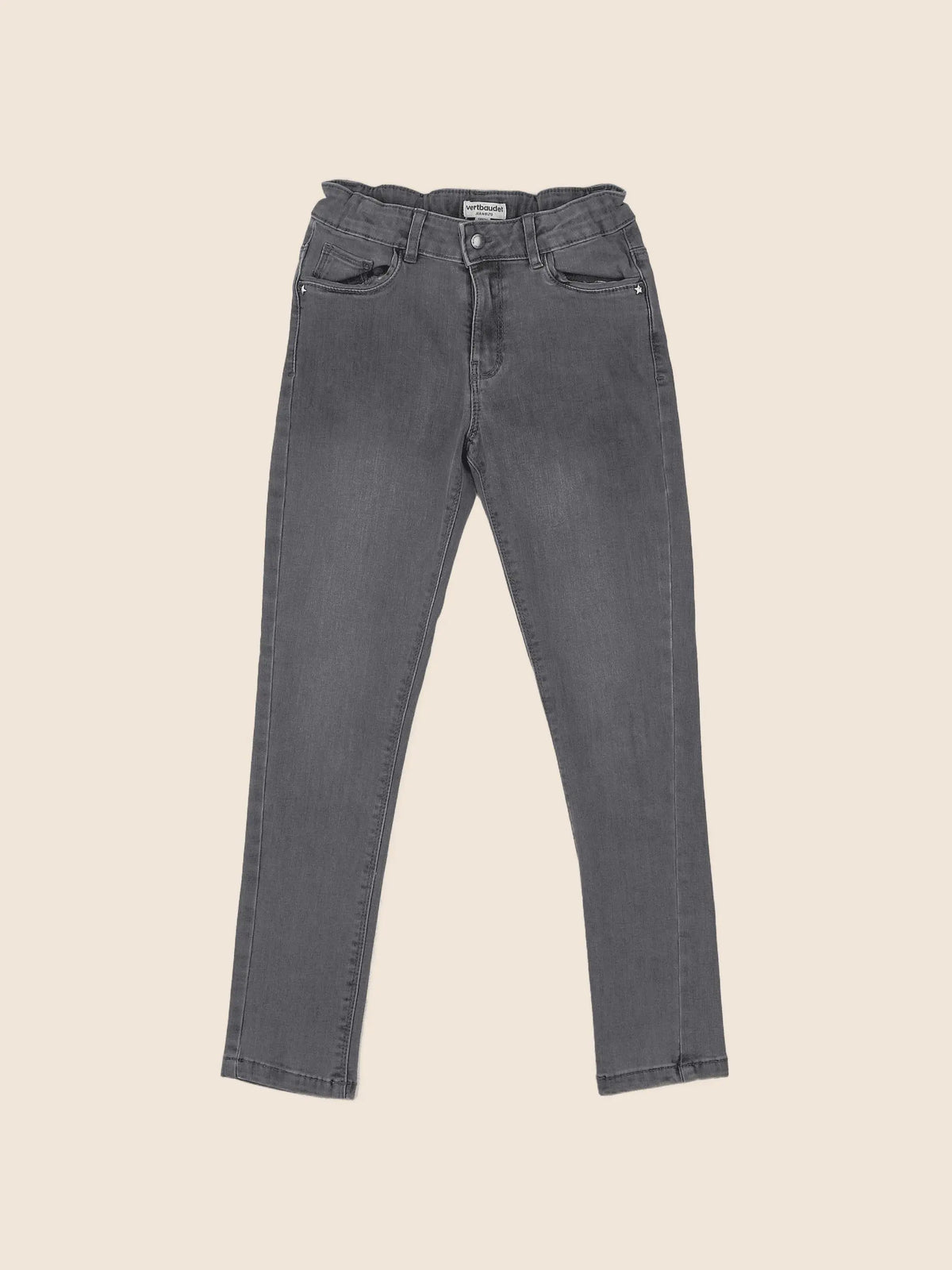 Vertbaudet - jean gris - 9 ans