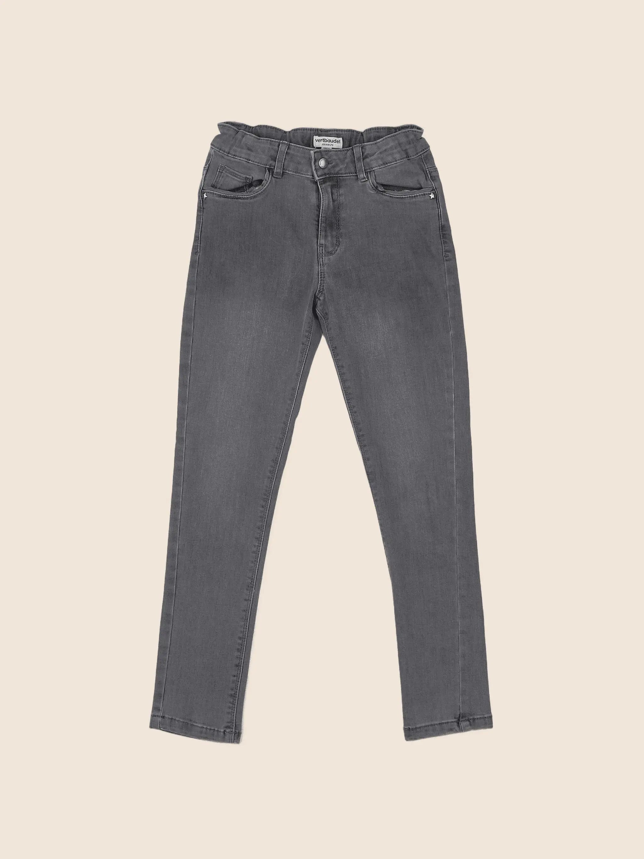 Vertbaudet - jean gris - 9 ans