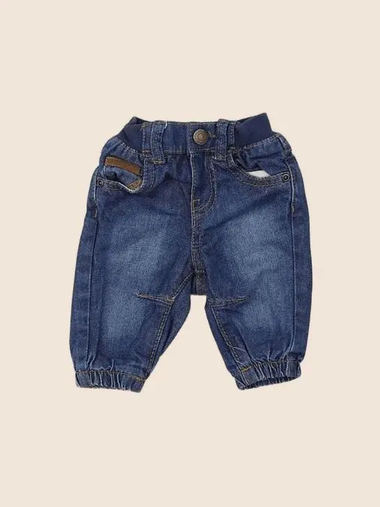 H&M - jean bleu - 0 mois