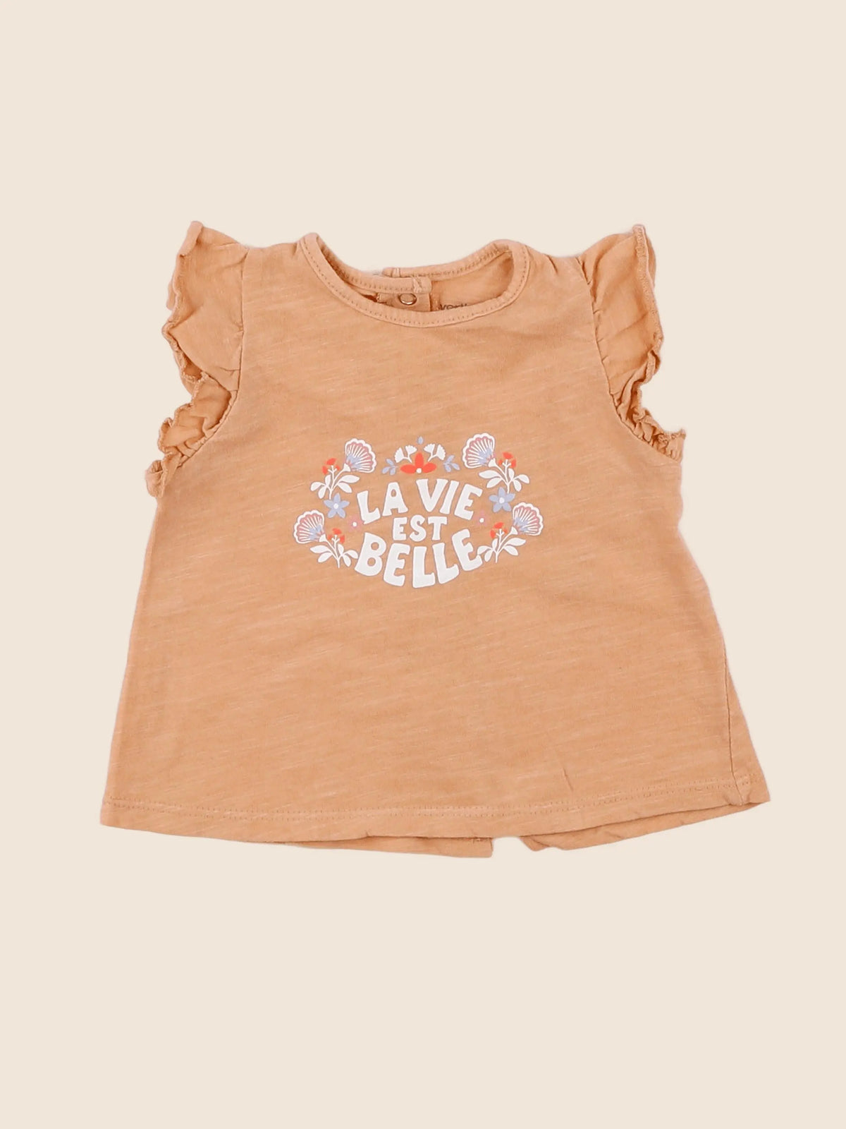 Vertbaudet - tee-shirt rose - 3 mois