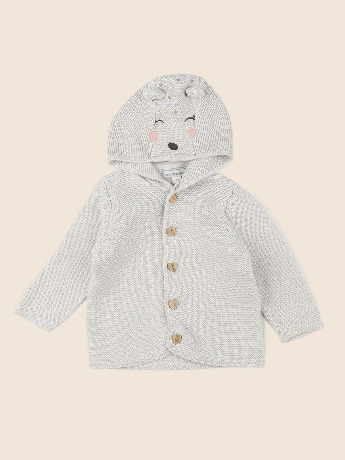 Vertbaudet - veste beige, or - 12 mois