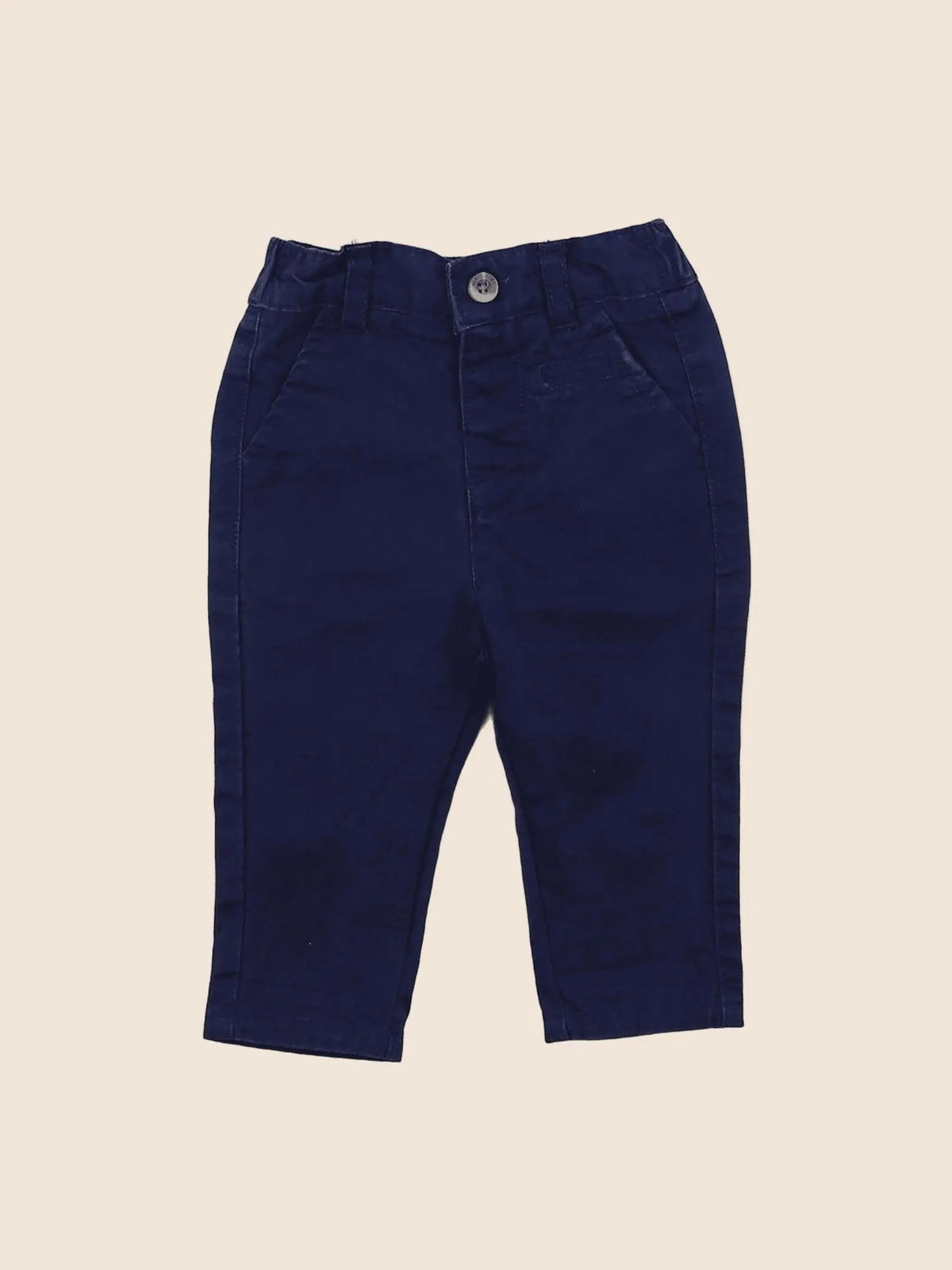 Vertbaudet - pantalon bleu - 3 mois
