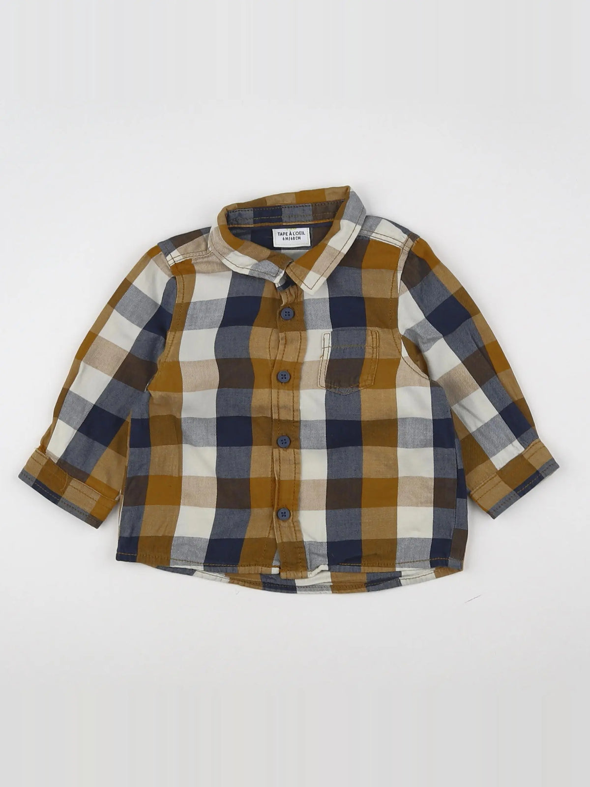 Tape à l'oeil - chemise multicolore - 6 mois