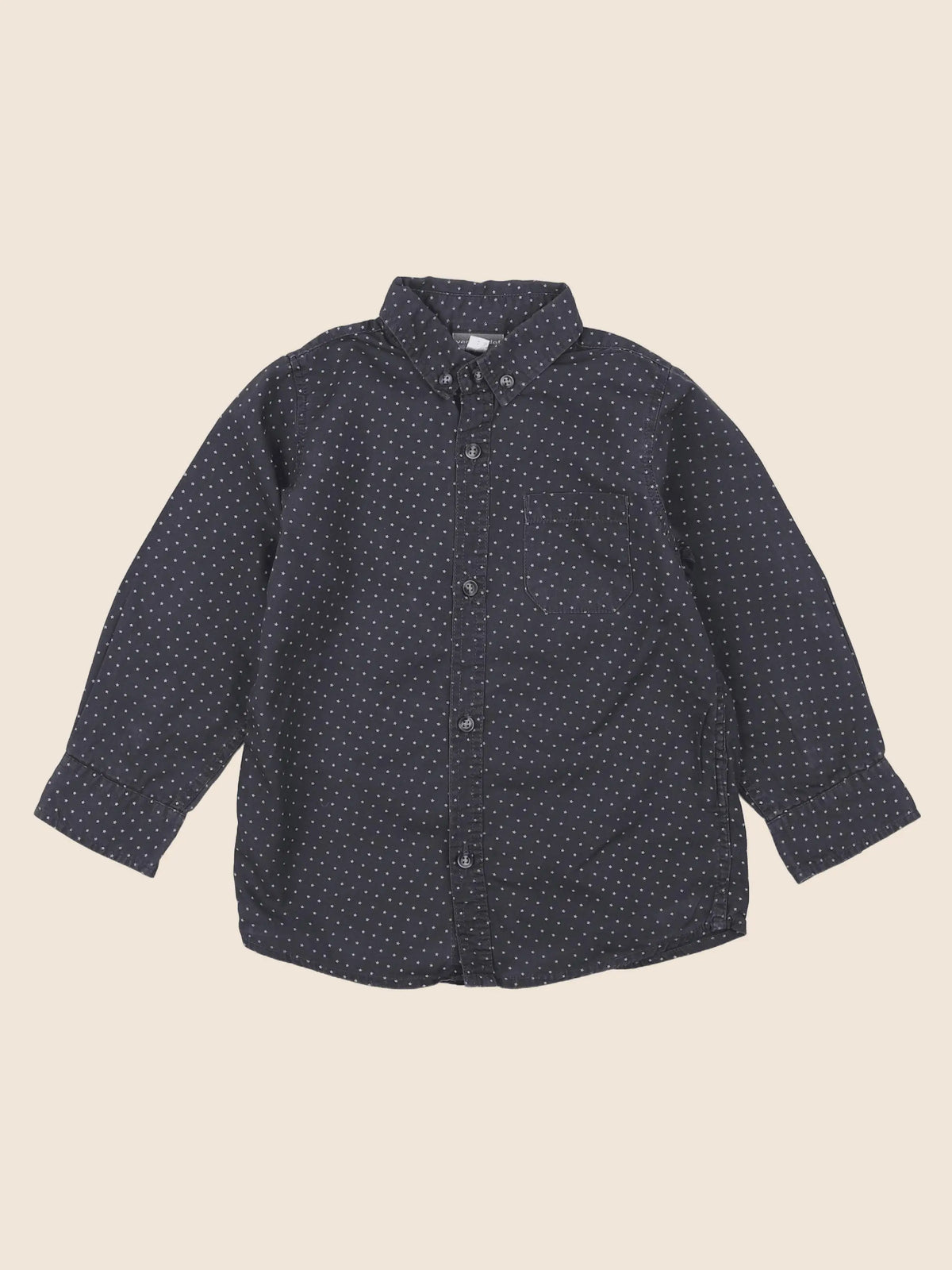 Vertbaudet - chemise gris - 4 ans