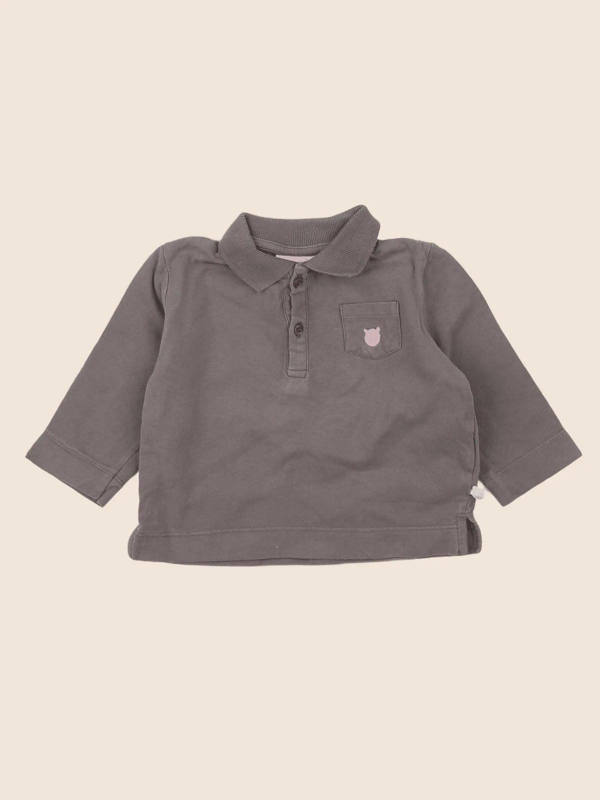 Noukie's - polo marron - 12 mois