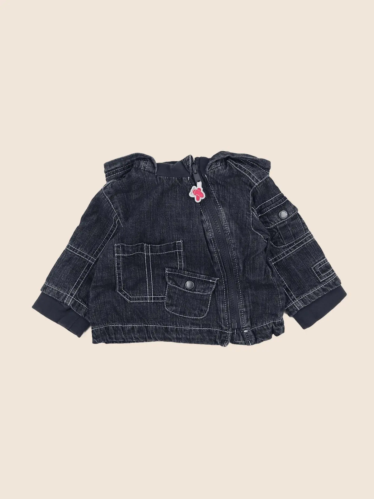 Vertbaudet - veste bleu - 3 mois