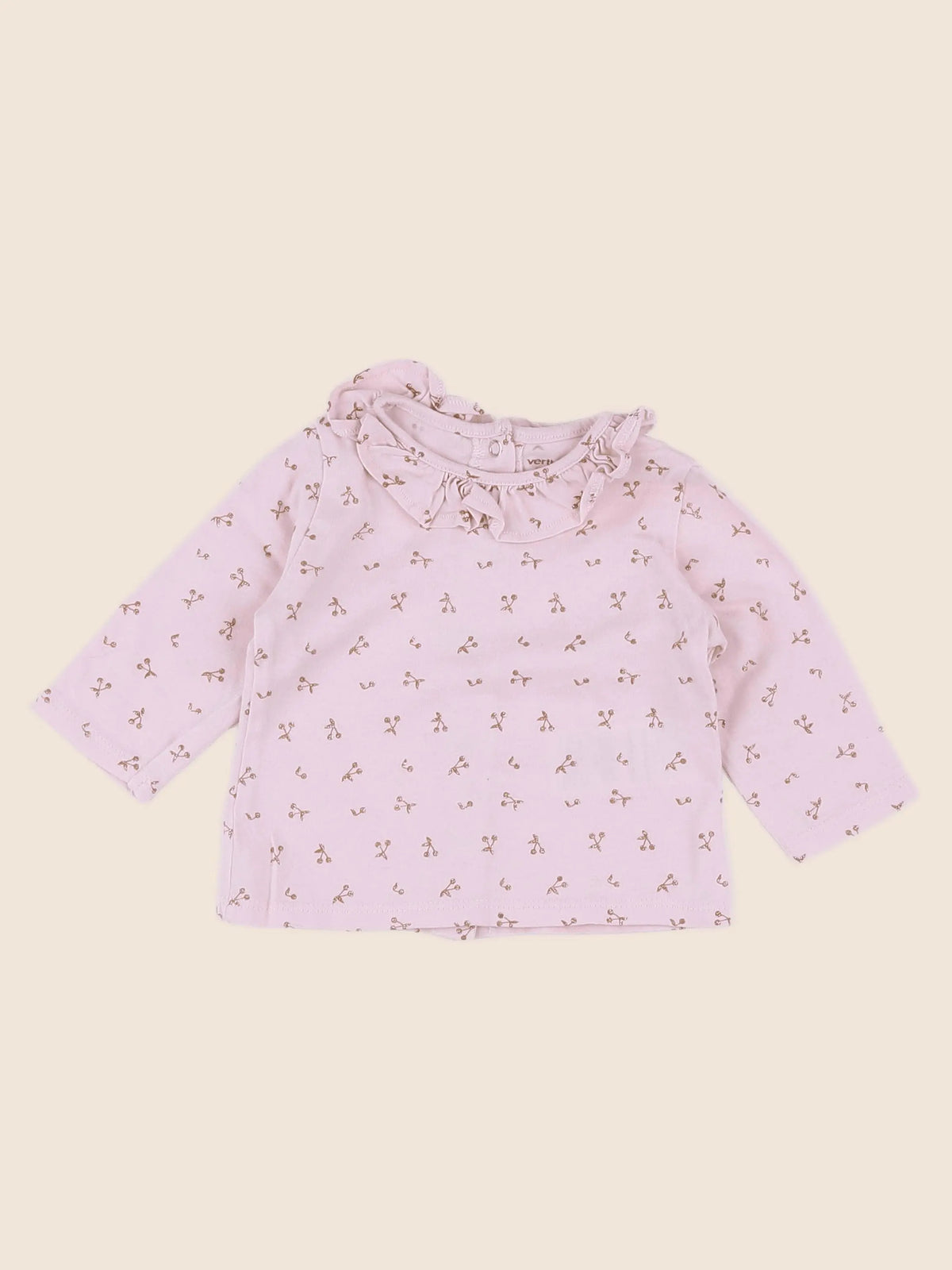 Vertbaudet - tee-shirt rose - 3 mois
